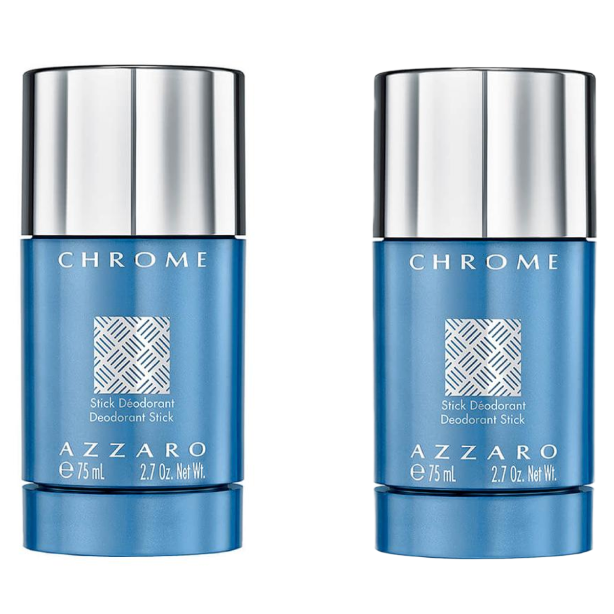 * 2 Azzaro - Chrome - Desodorante Stick para Hombre