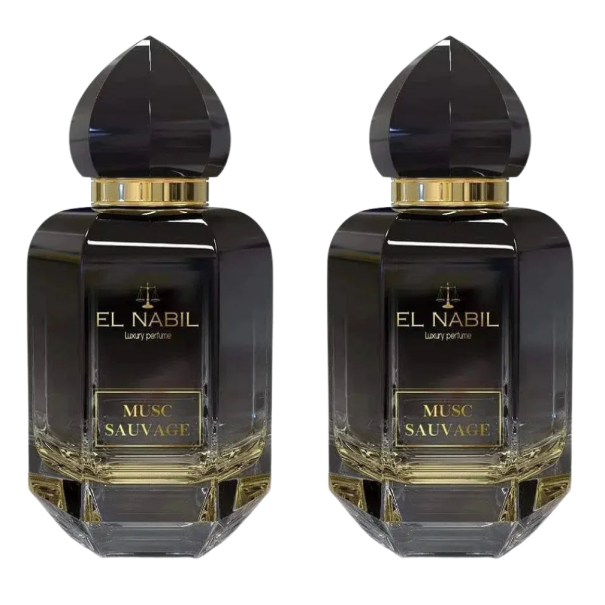 2 * 65 ml el Nabil - Musc Sauvage - Eau de Parfum Unisex