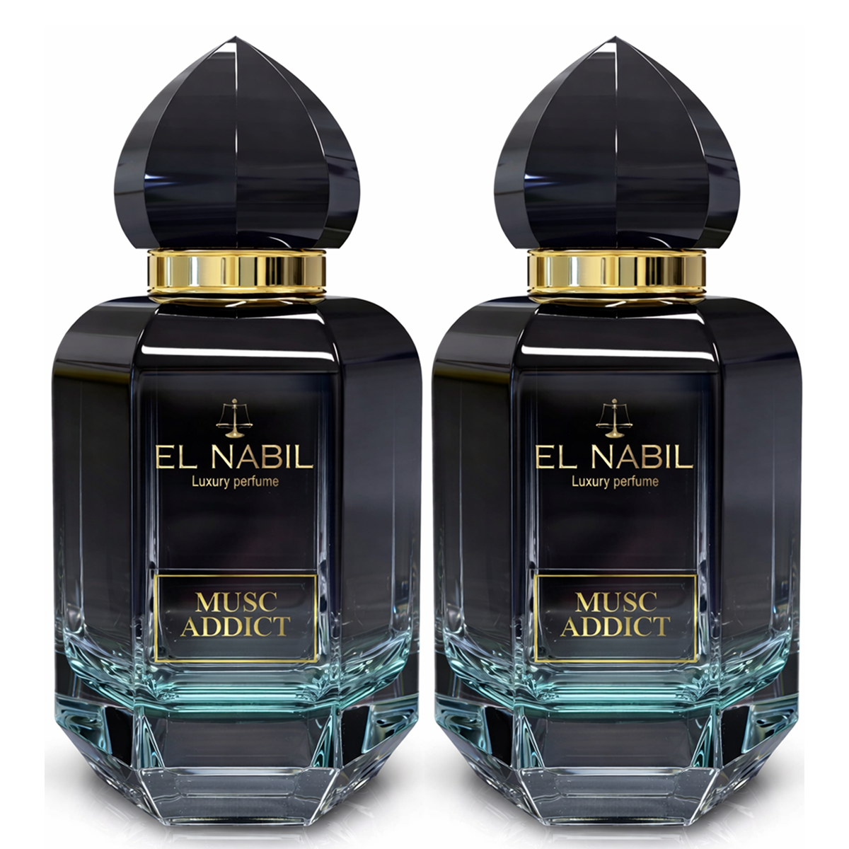 2 * 65 ml el Nabil - Musc Addict - Eau de Parfum Unisex