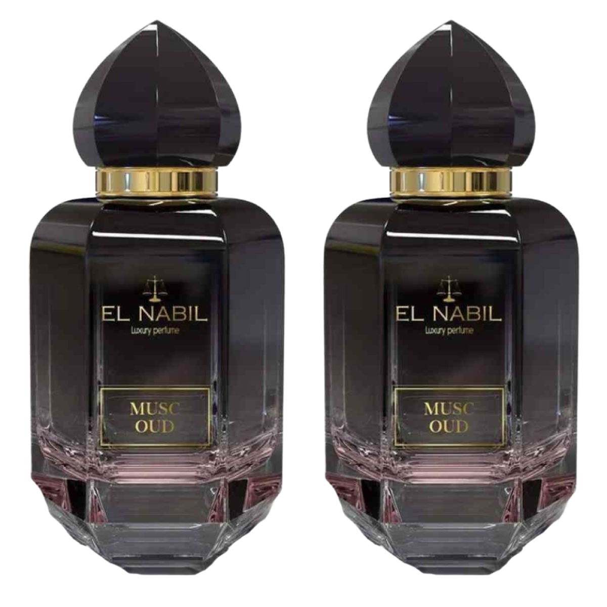 2 * 65 ml el Nabil - Musc Oud - Eau de Parfum Unisex