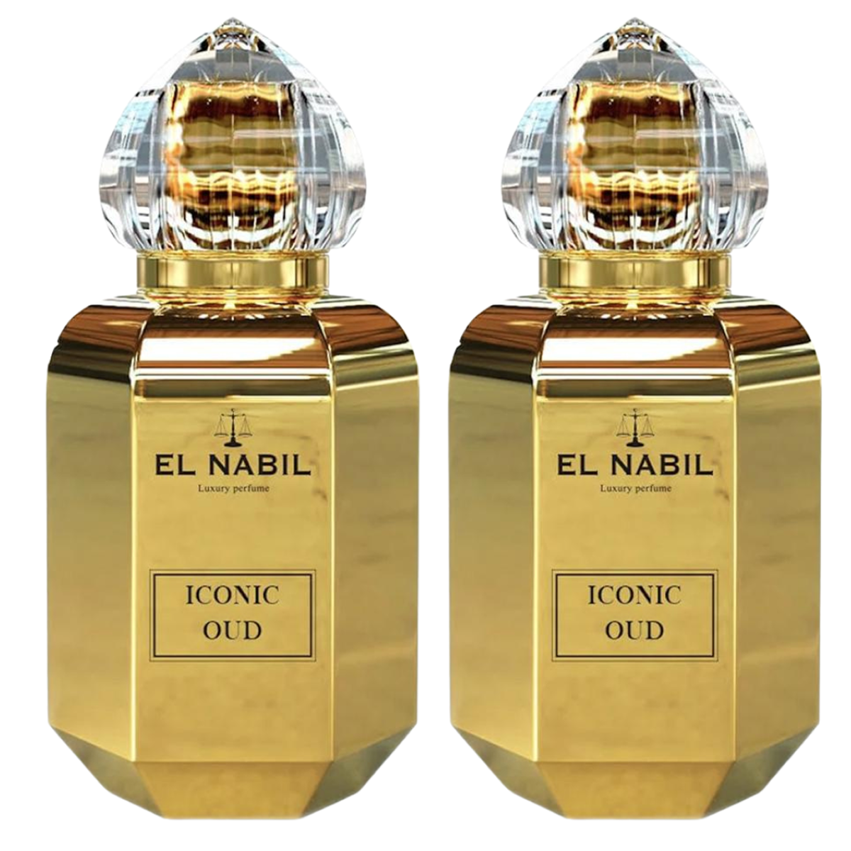 2 * 65ml el Nabil - Iconic Oud - Eau de Parfum Unisex