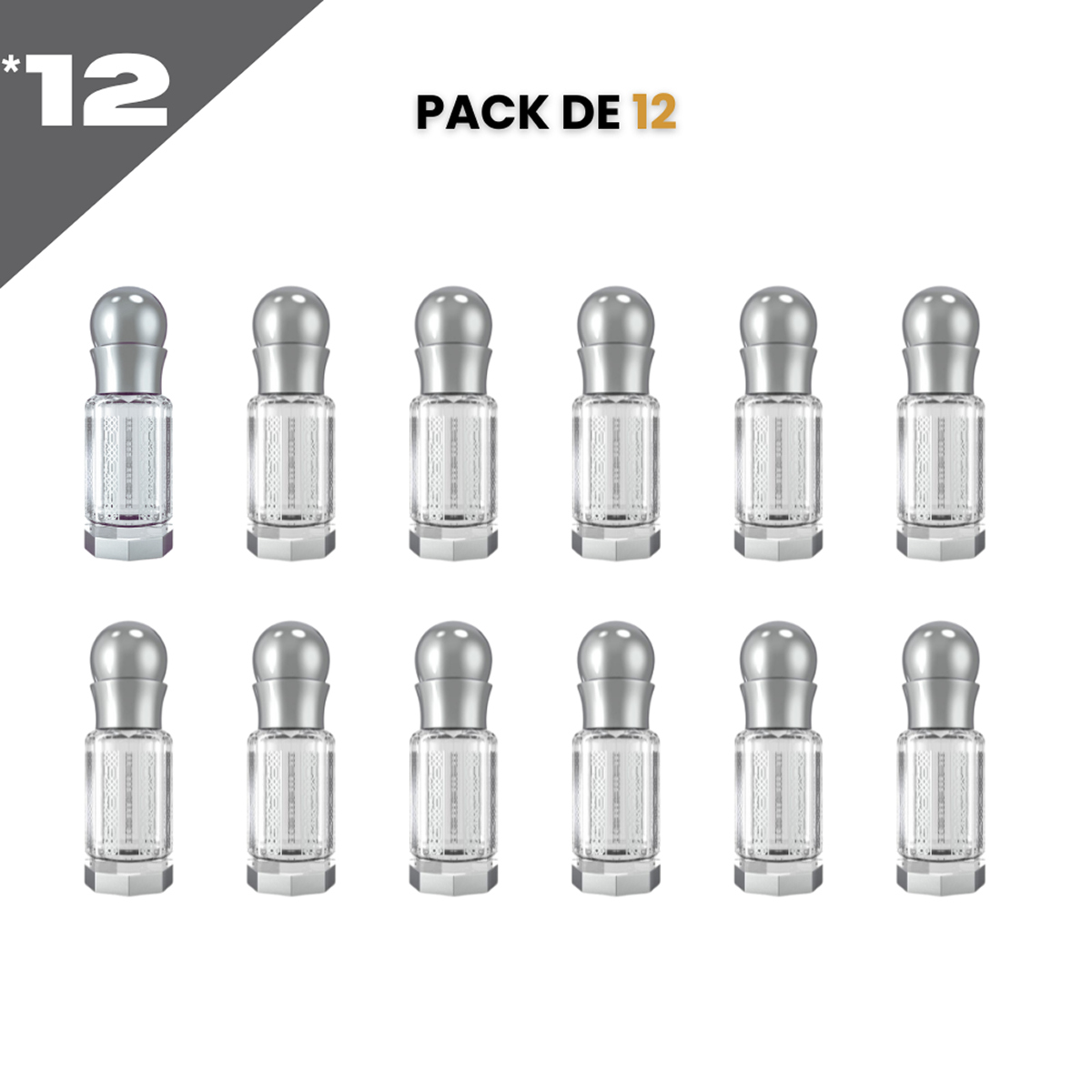 12*6ml el Nabil - Musc Tahara Parfum Concentrado