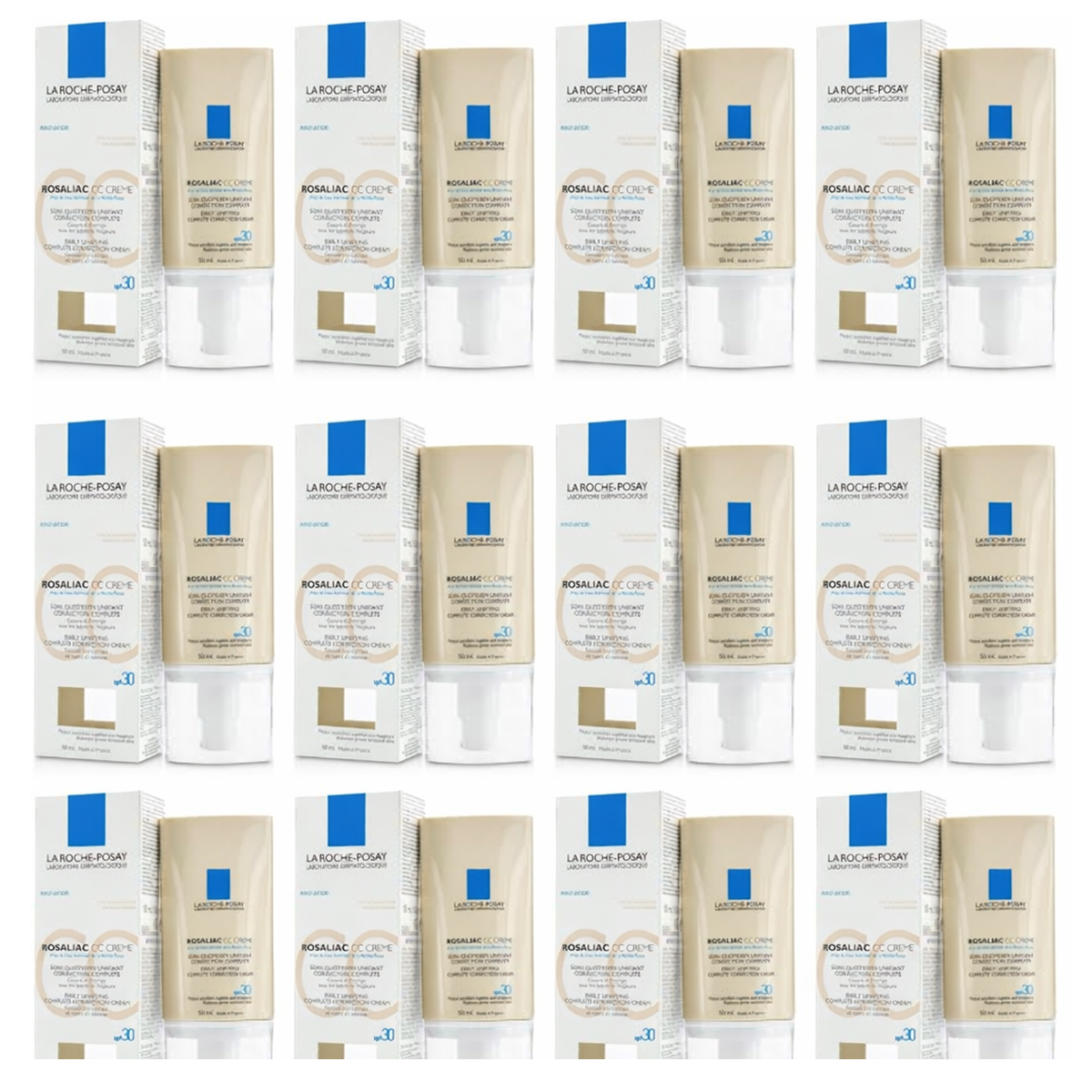 12*50ml la Roche Posay - Rosaliac CC Cream Crema Solar 30