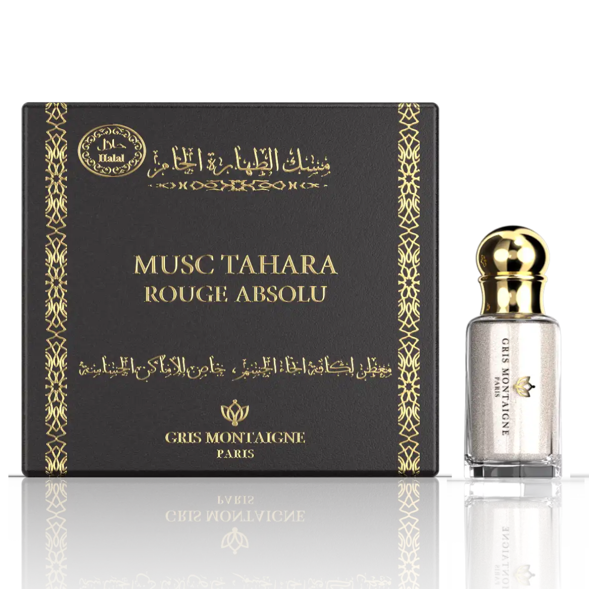 4*12ml Gris Montaigne - Musc Tahara Rouge Absolu - Parfum Concentrado