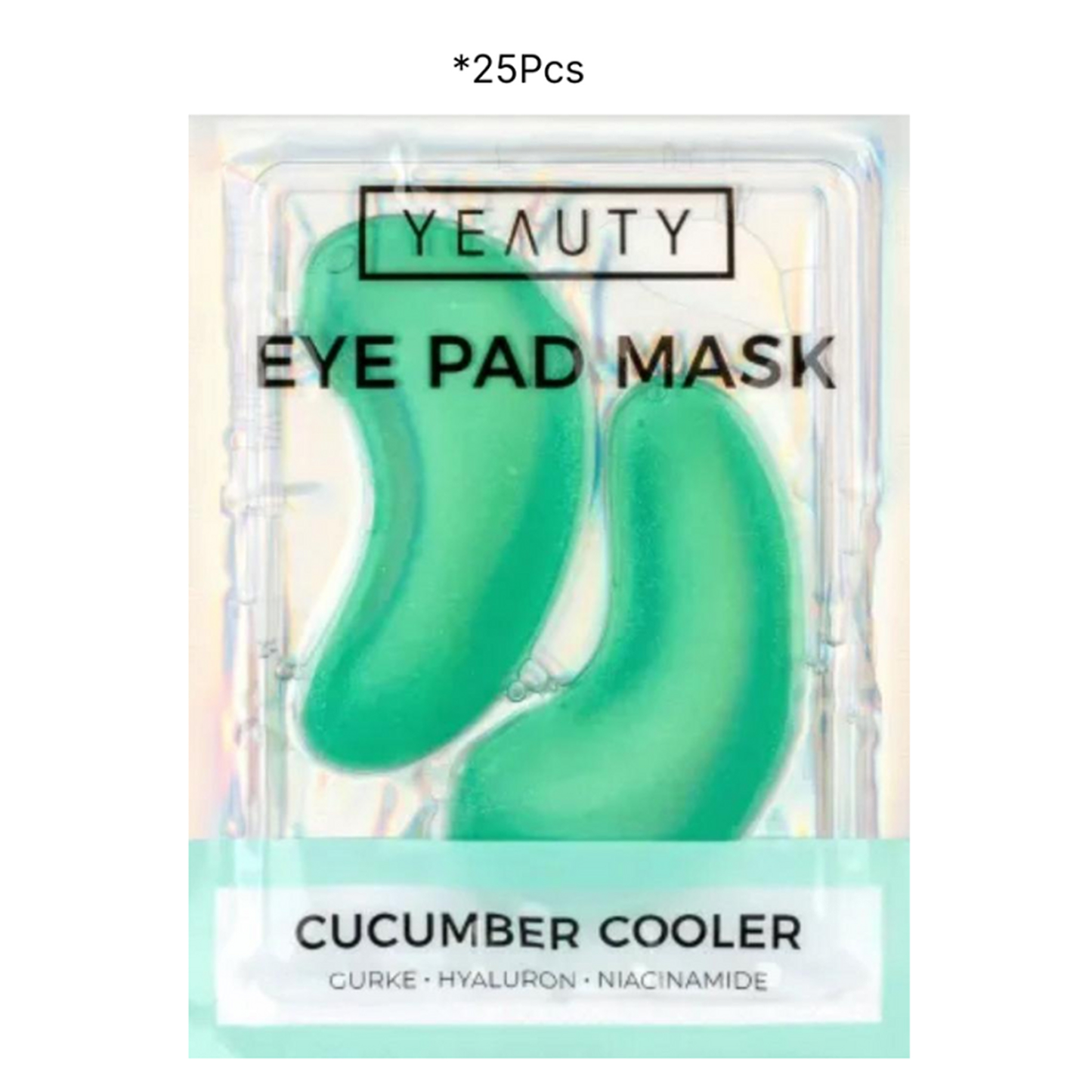 Yeauty - Cucumber Cooler - Mascarilla para los ojos 25 Unidades