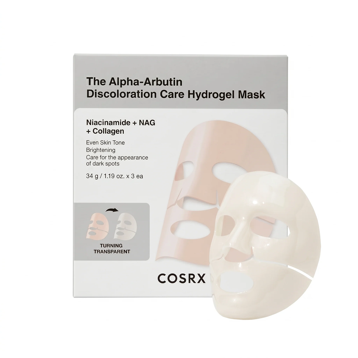 Cosrx - Arbutin Discoloration - Hydrogel Mask