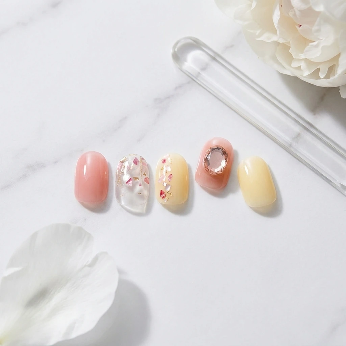 EDGE U - Coral Stone Blusher - Bandes pour Ongles