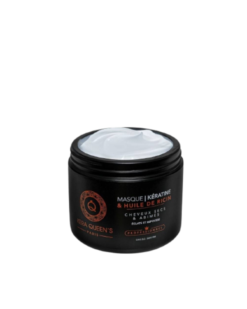 TrioRicinetCuidado capilar con queratina de la marca mixta Kera Queen