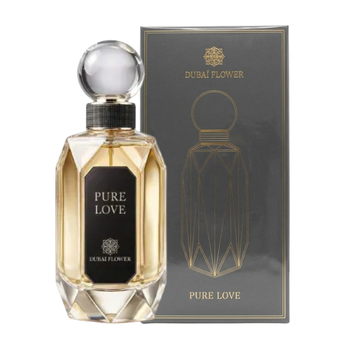100ml Dubaï Flower - Pure Love - Extrait de Parfum Mixte Mixte