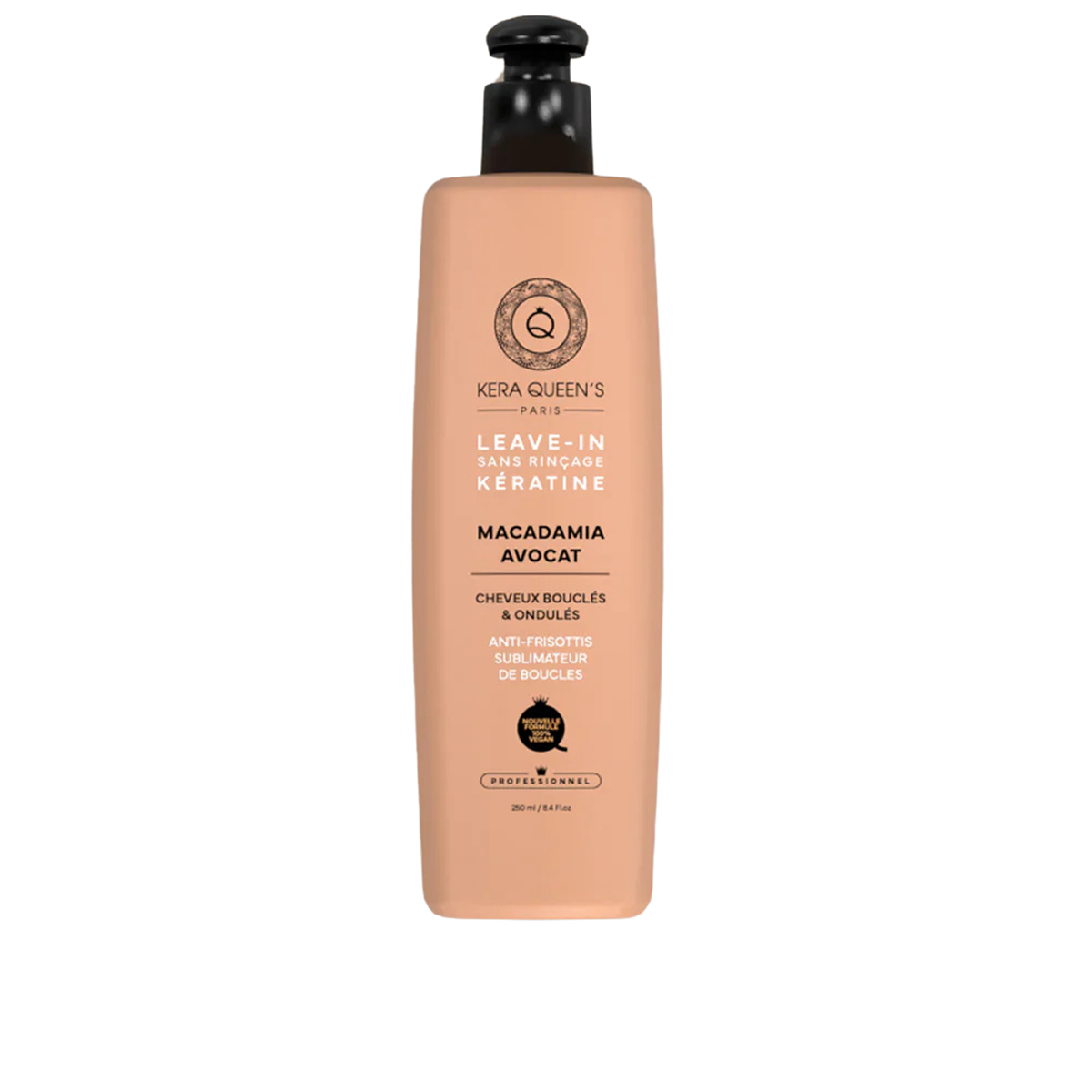 250 ml Kera Queen's - Leave-In Kératine et Macadamia Avocat