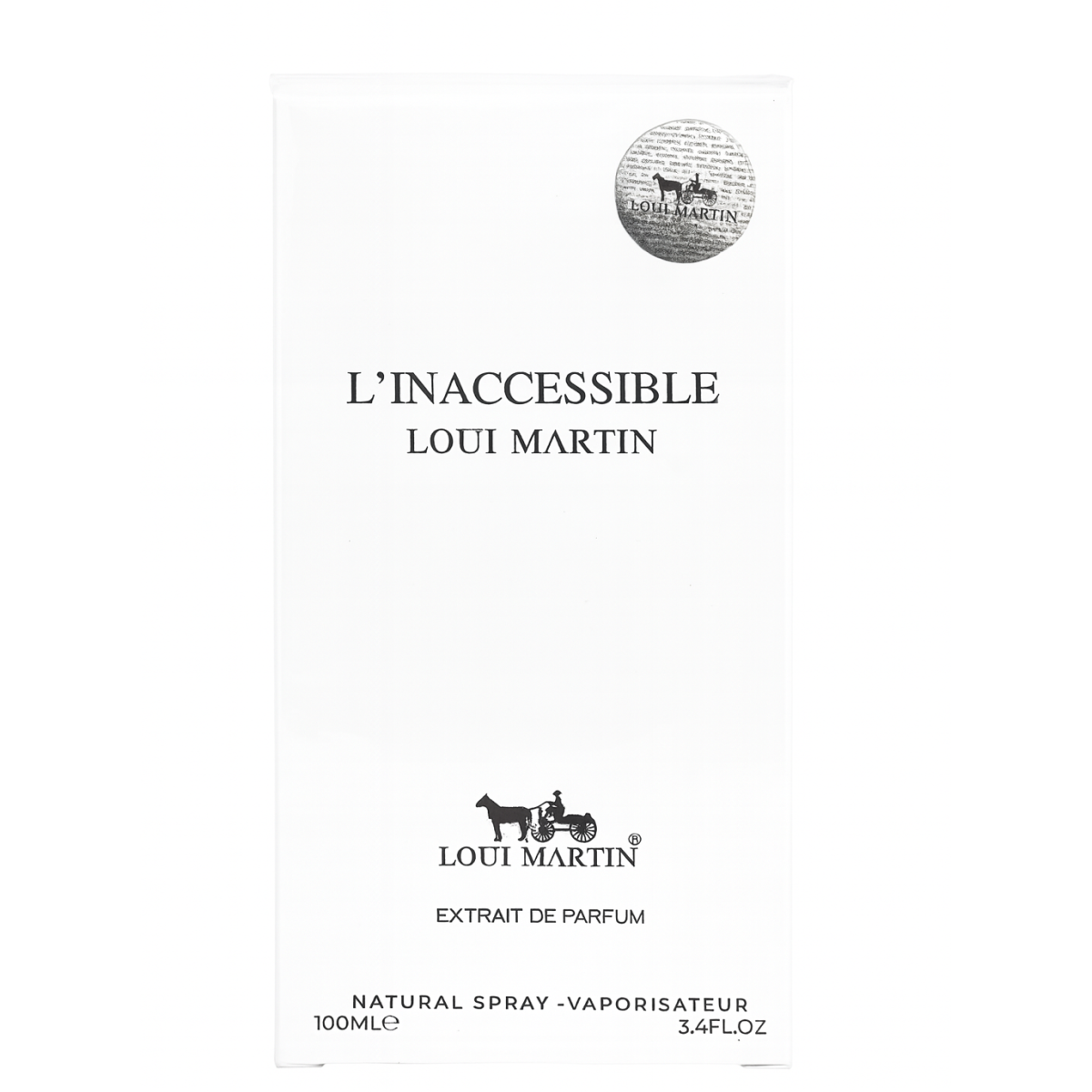 100 ml Loui Martin - L'inaccessible - Extrait de Parfum Mixte