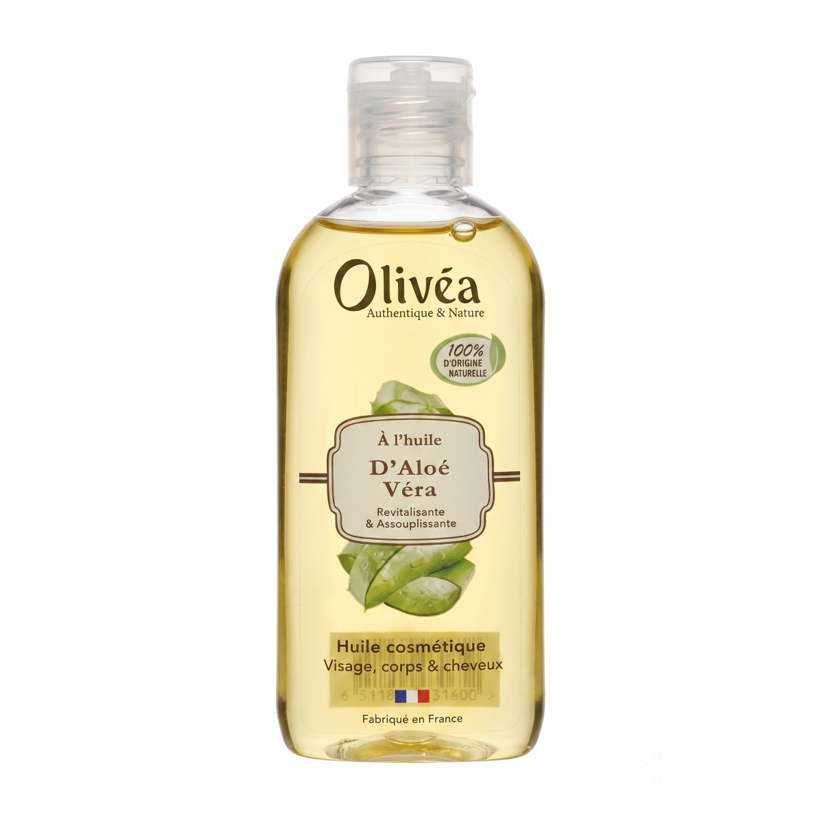 100 ml Olivéa - Huile d'Aloé Véra