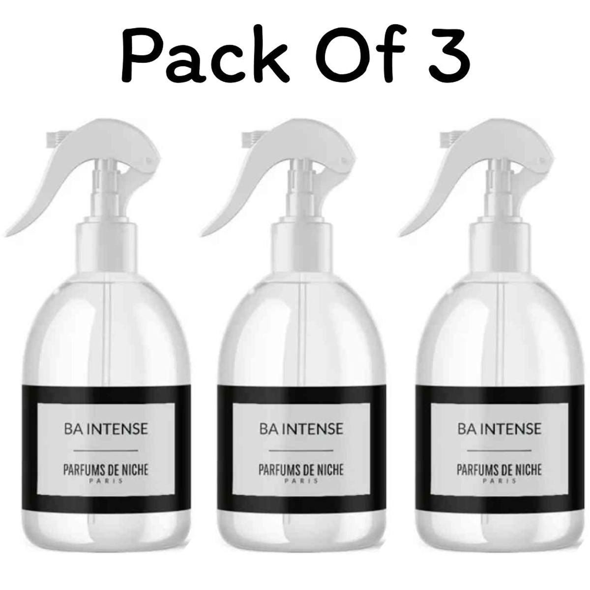 3*250ml Parfums de Niche/Birraci - Parfum D'ambiance Maison Bois D'argent Intense