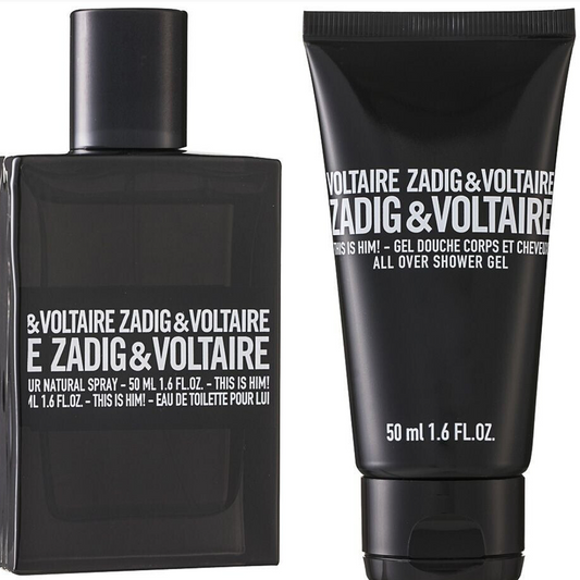 Eau de Toilette 50 ml + Gel Douche 50 ml Zadig & Voltaire - This Is Him! - Coffret pour homme Eau de Toilette 50 ml + Gel Douche 50 ml