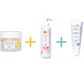 Lilaroze Paris - Pack Gommage Corps Extrait de Fleur D'oranger Bio + Lait Corps Extrait de Rose Hydrate et Apaise beurre de karité +  Baume à Lèvres Extrait de Fleur Des Alpes Miel de Tilleul Bio