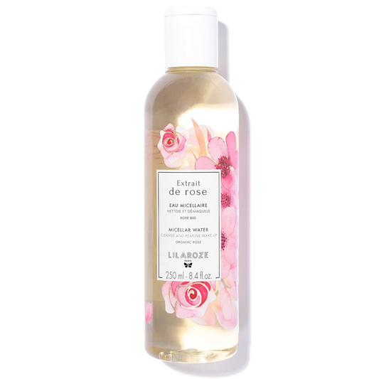 Lilaroze Paris - Agua Micelar Desmaquillante y Limpiadora BIO Extracto de Rosas