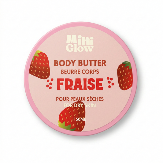 150ml Miniglow - Fraise - Beurre Corps