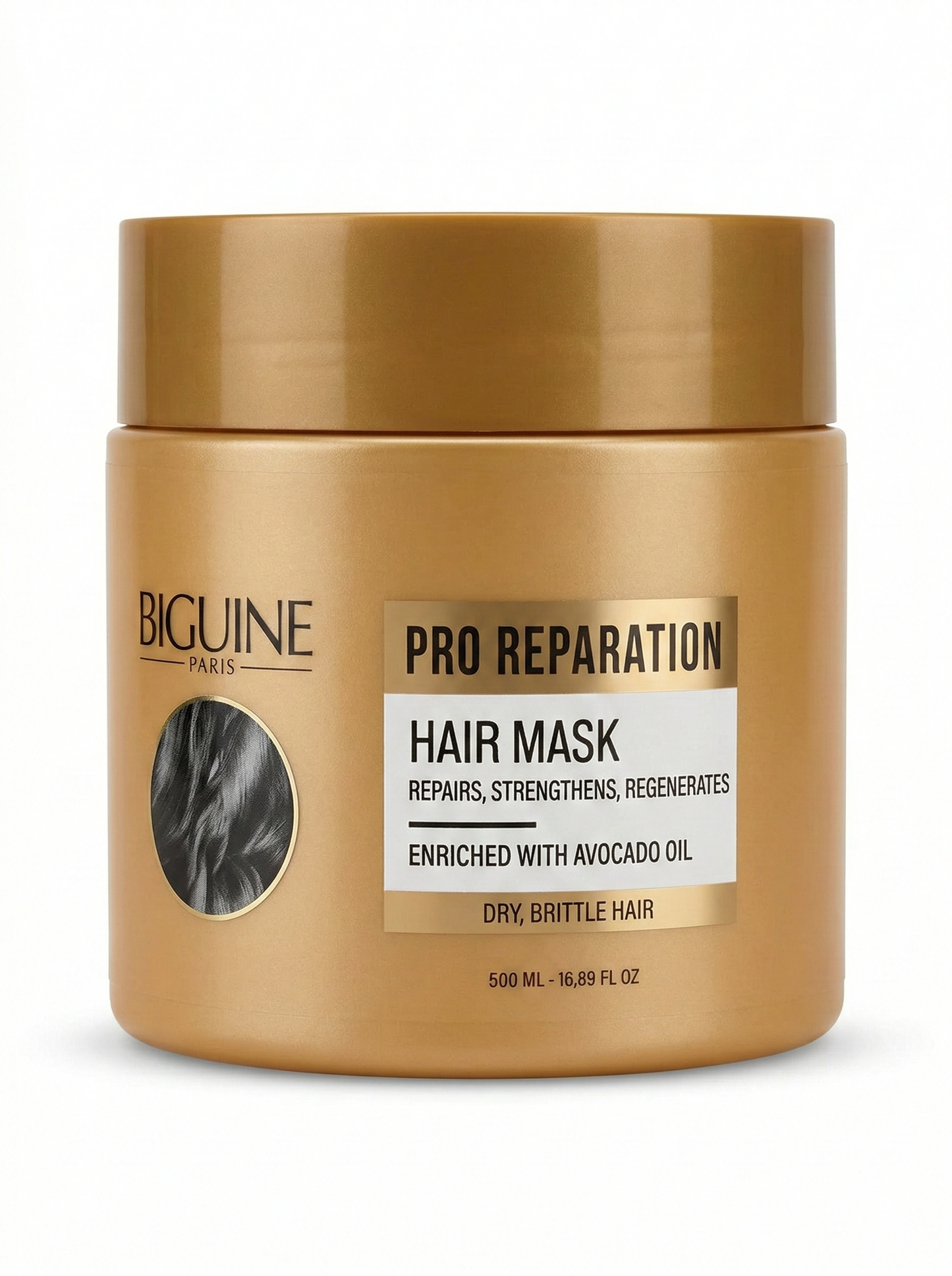 500ml Biguine - Pro reparation - masque cheveux secs et cassants enrichie à l'avocat