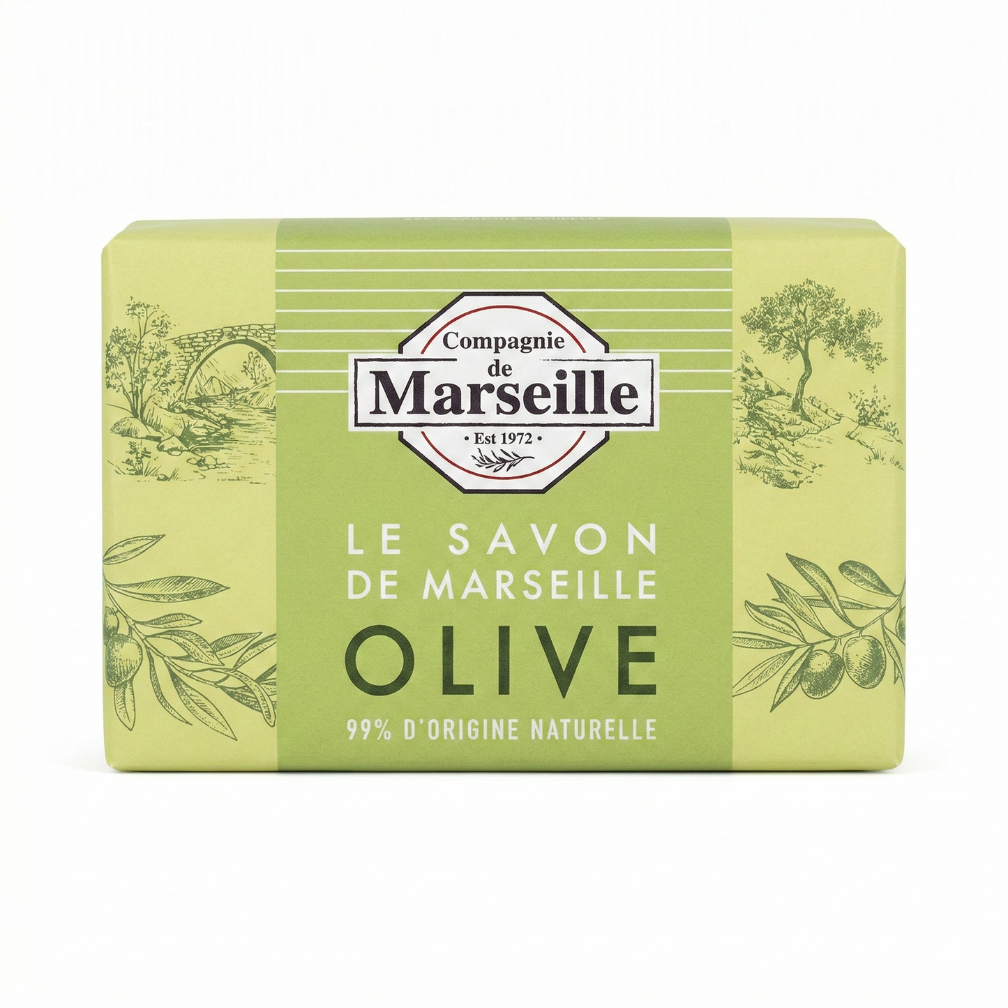 Compagnie de Marseille - Olive - Savon de Marseille 99% d'Origine Naturelle