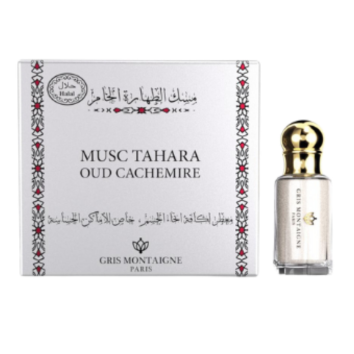 12ml Gris Montaigne - Musc Tahara Rouh Al Arab - Parfum Concentré