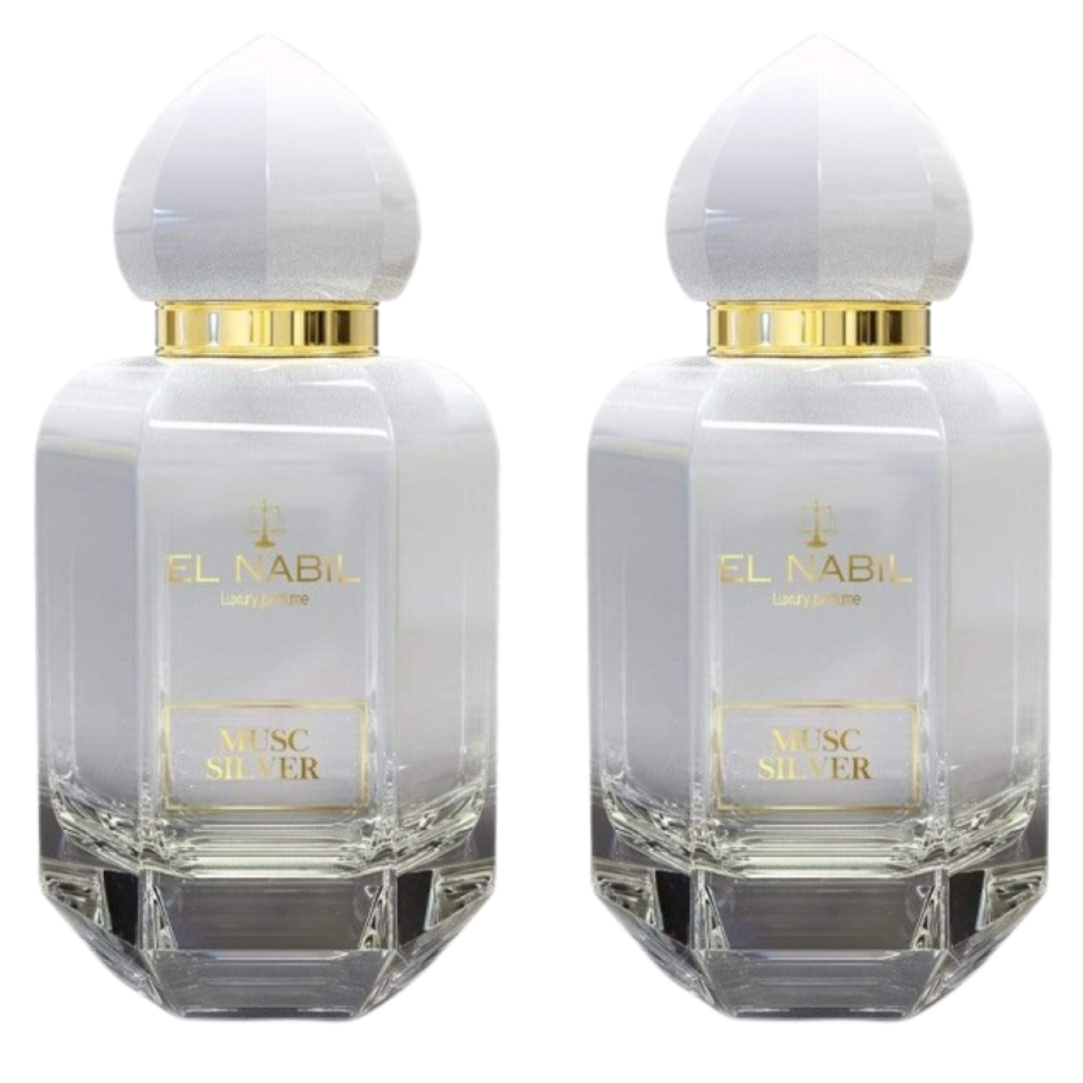 2 * 65 ml el Nabil - Musc Silver - Eau de Parfum Unisex