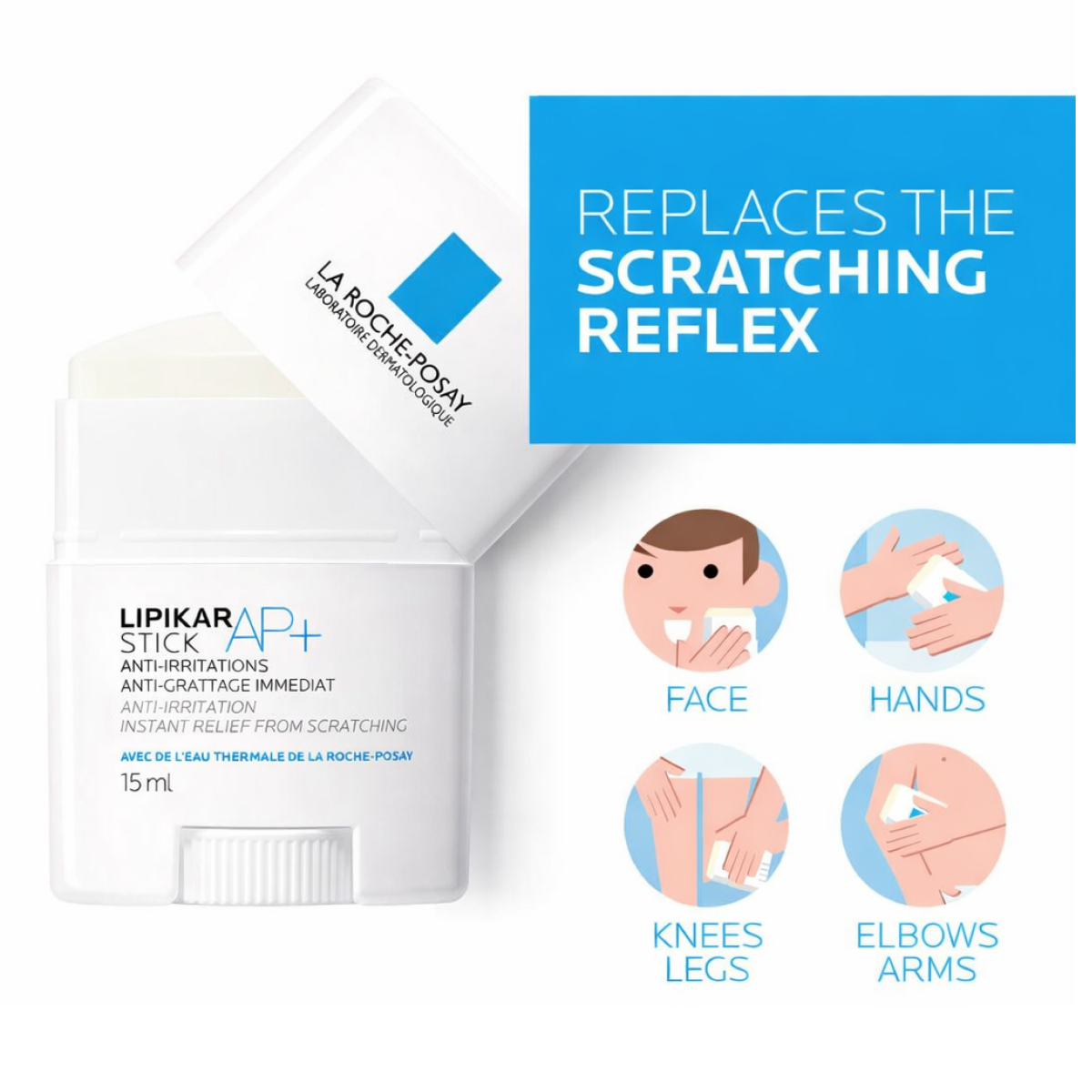 12*15ml la Roche Posay - Lipikar Stick AP+ Anti Irritation