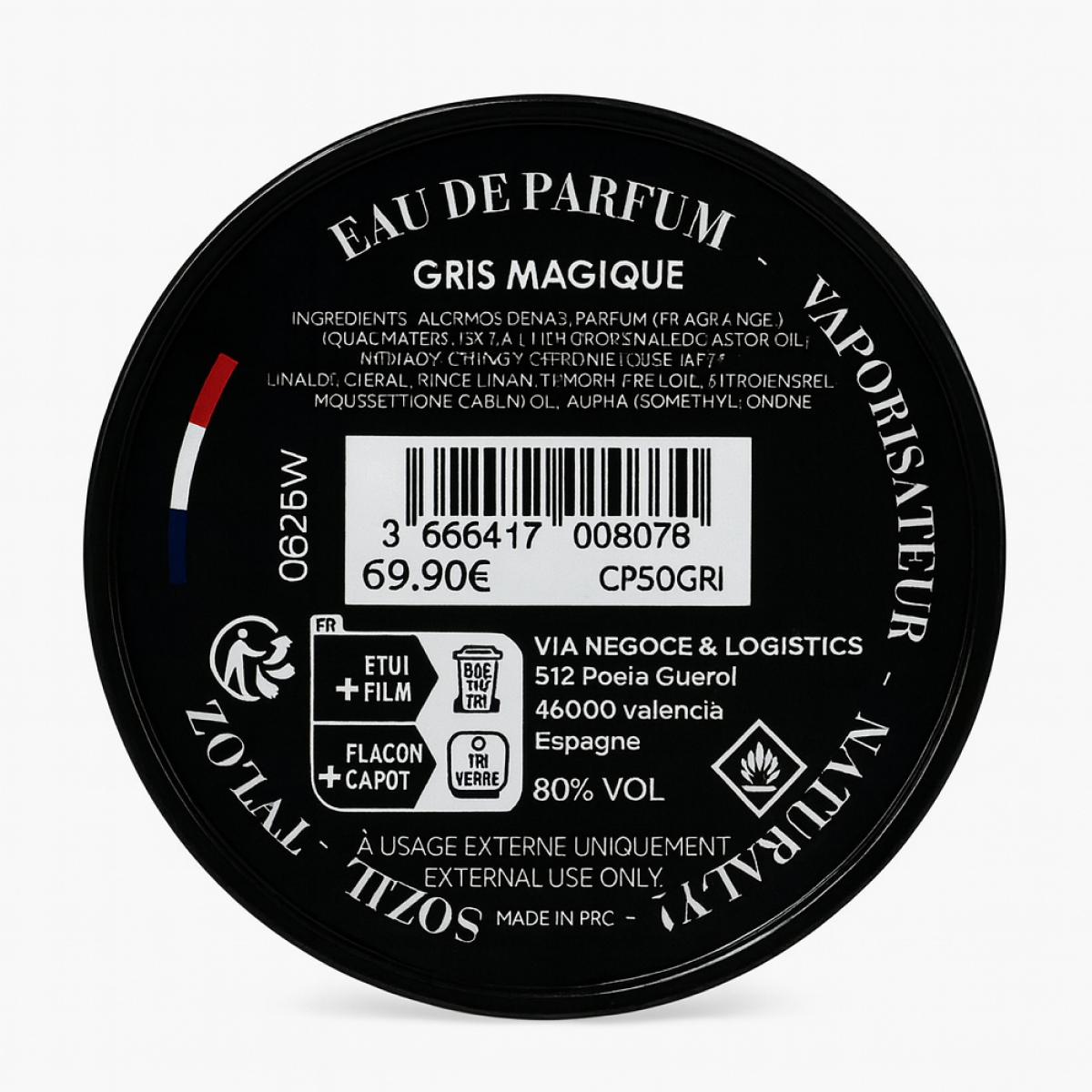 50ml Collection Privée - Gris Magique - Eau de parfum mixte
