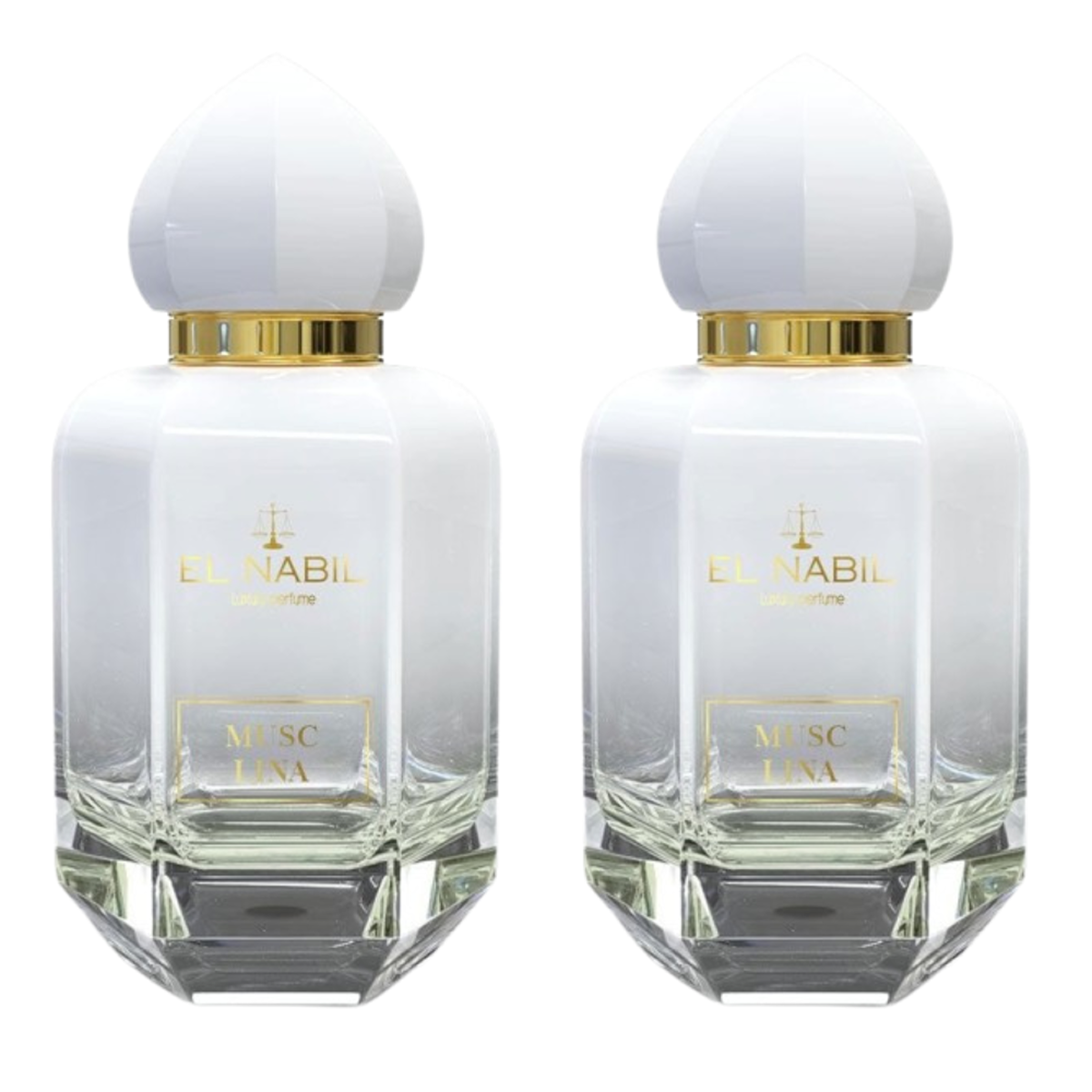 2 * 65 ml el Nabil - Musc Lina - Eau de Parfum Unisex