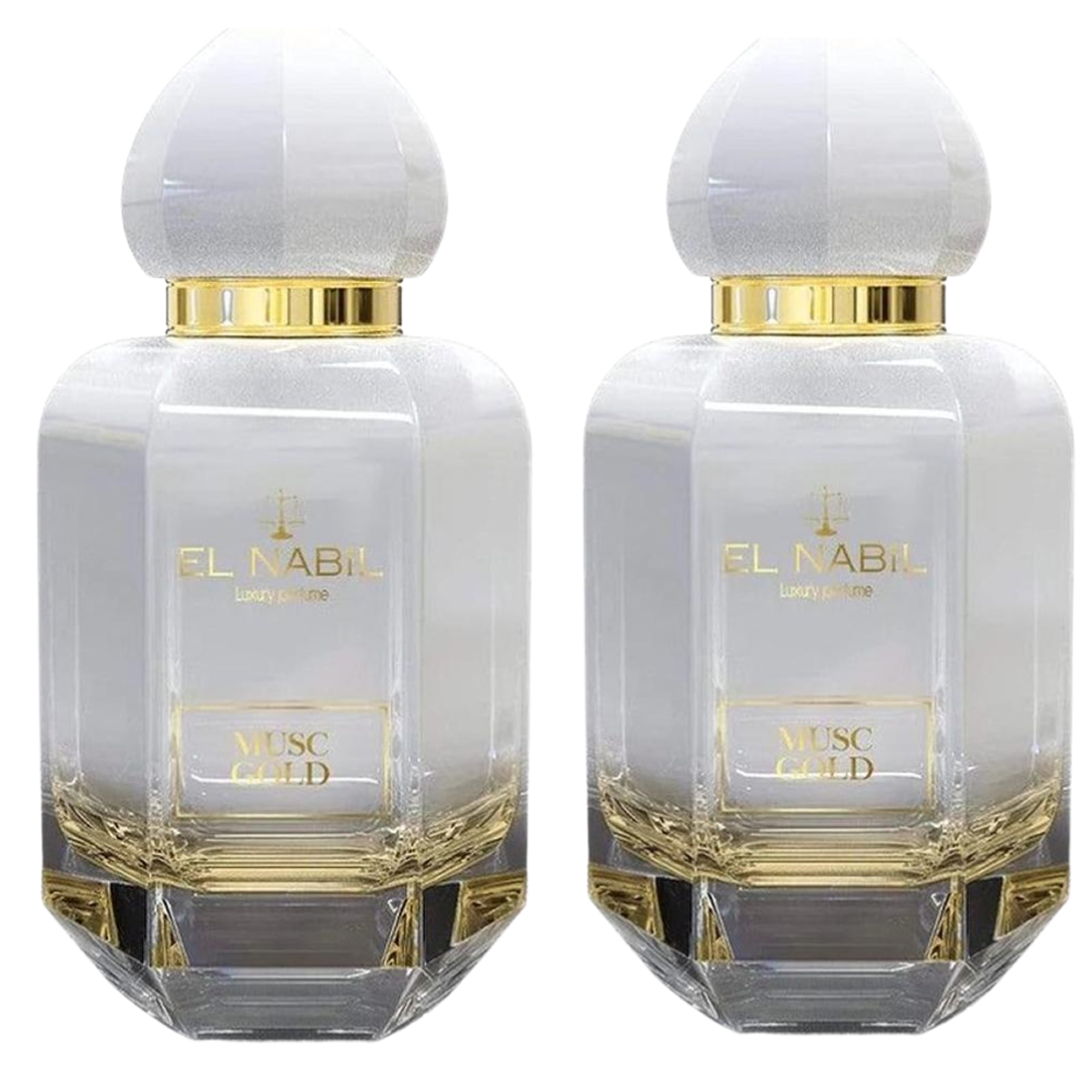 2 * 65 ml el Nabil - Musc Gold - Eau de Parfum Unisex