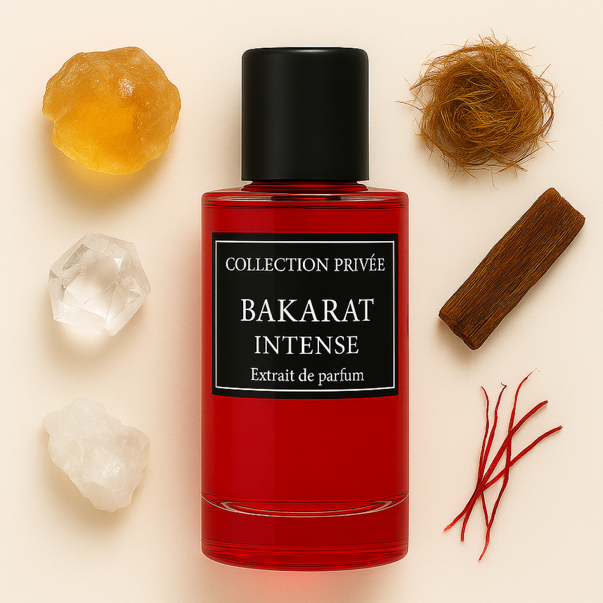 Bakarat Intense + 50ml Bakarat Elixir Collection Privée - Bakarat Intense - Extracto de Perfume Unisex