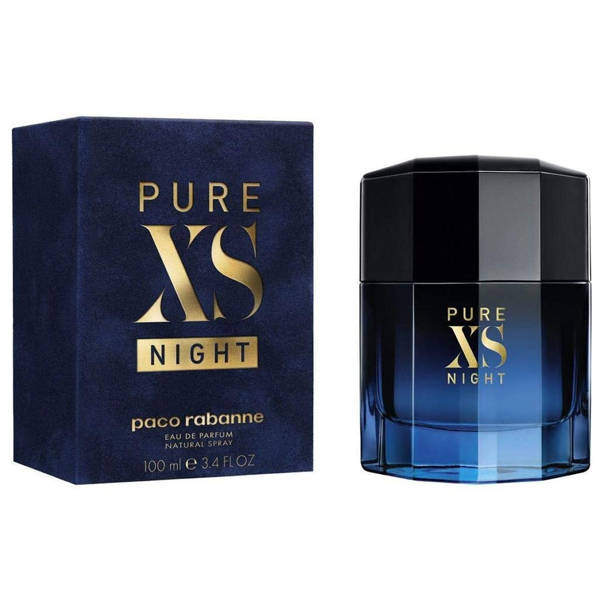 100 ml Paco Rabanne - Pure XS Night - Eau de Parfum pour homme