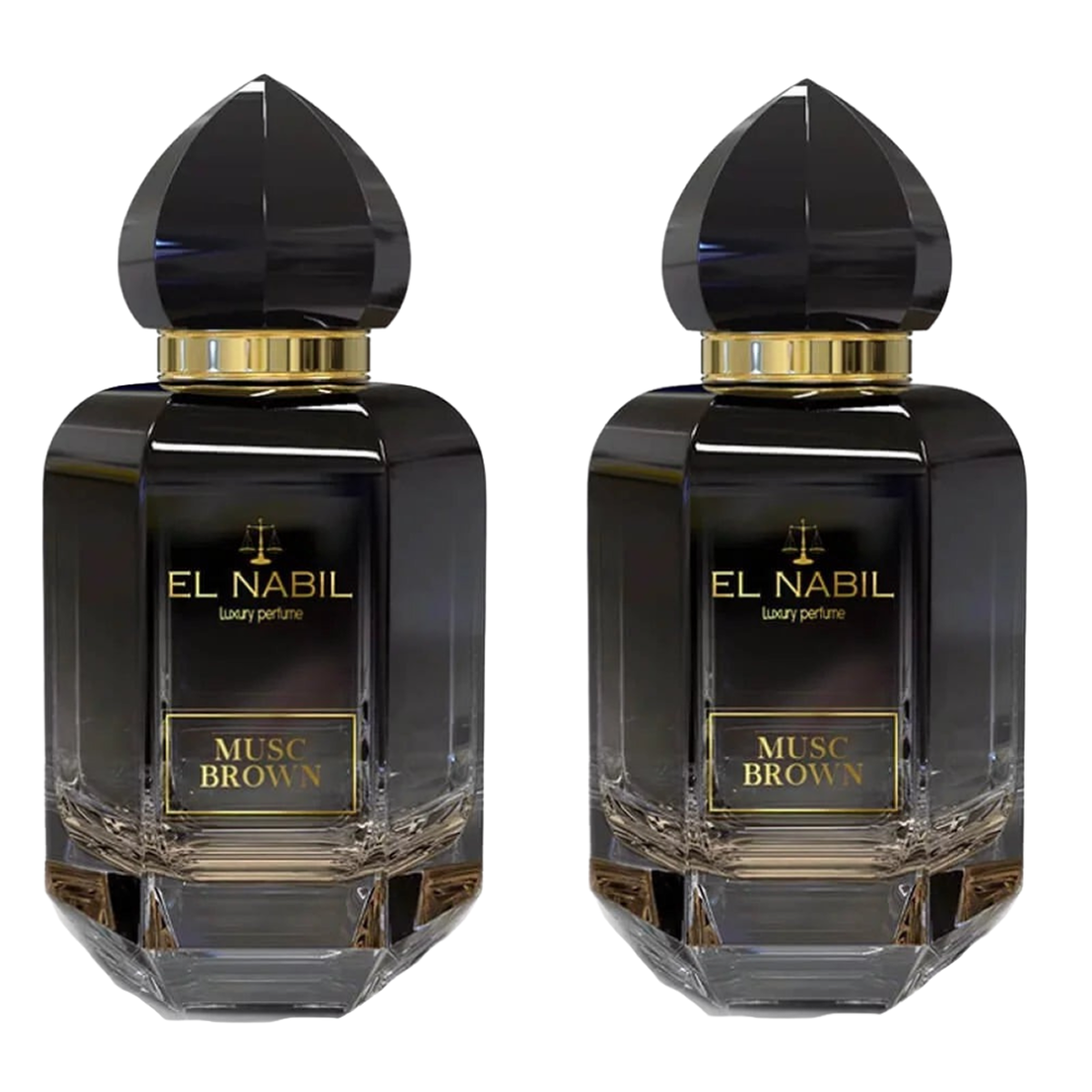 2 * 65 ml el Nabil - Musc Brown - Eau de Parfum Unisex