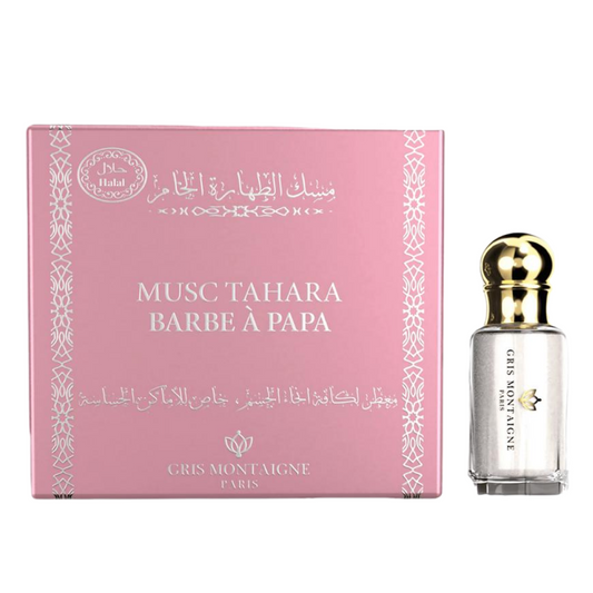 4*12ml Gris Montaigne - Musc Tahara Barbe à Papa - Parfum concentré