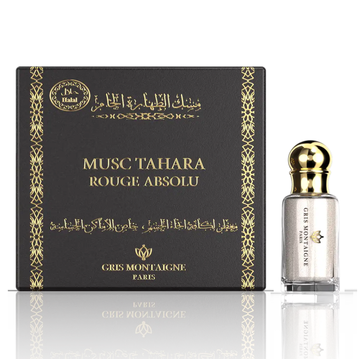 4*12ml Gris Montaigne - Musc Tahara Rouge Absolu - Parfum Concentrado