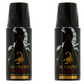 6*150ml Scorpio - Noir Absolu - Desodorante para Hombre