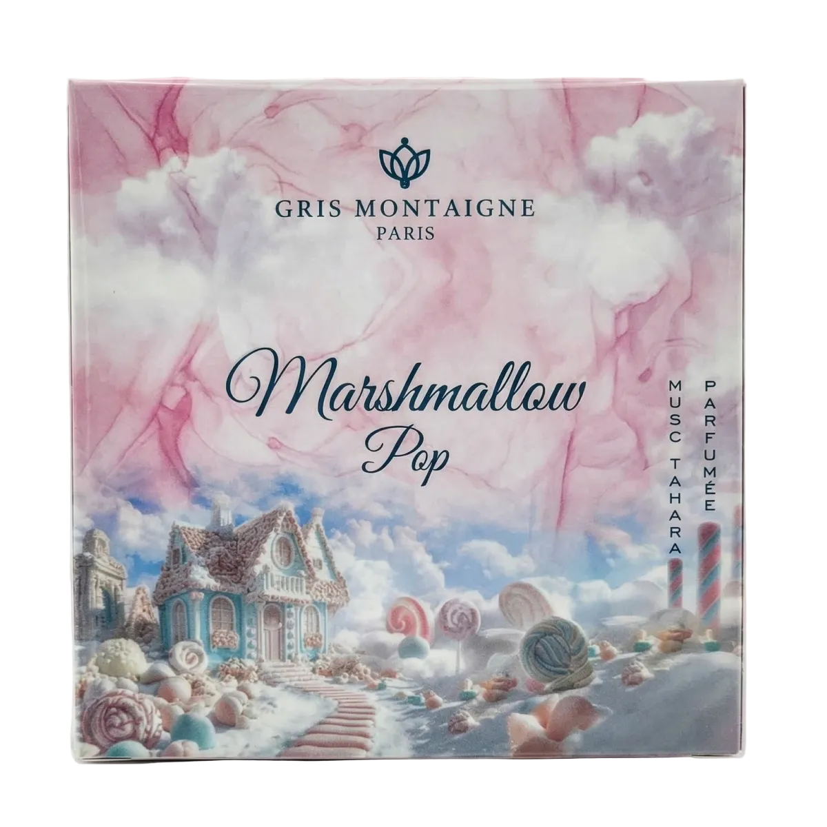 12ml * 4 Gris Montaigne - Musc Tahara Marshmallow Pop - Concentré de Parfum