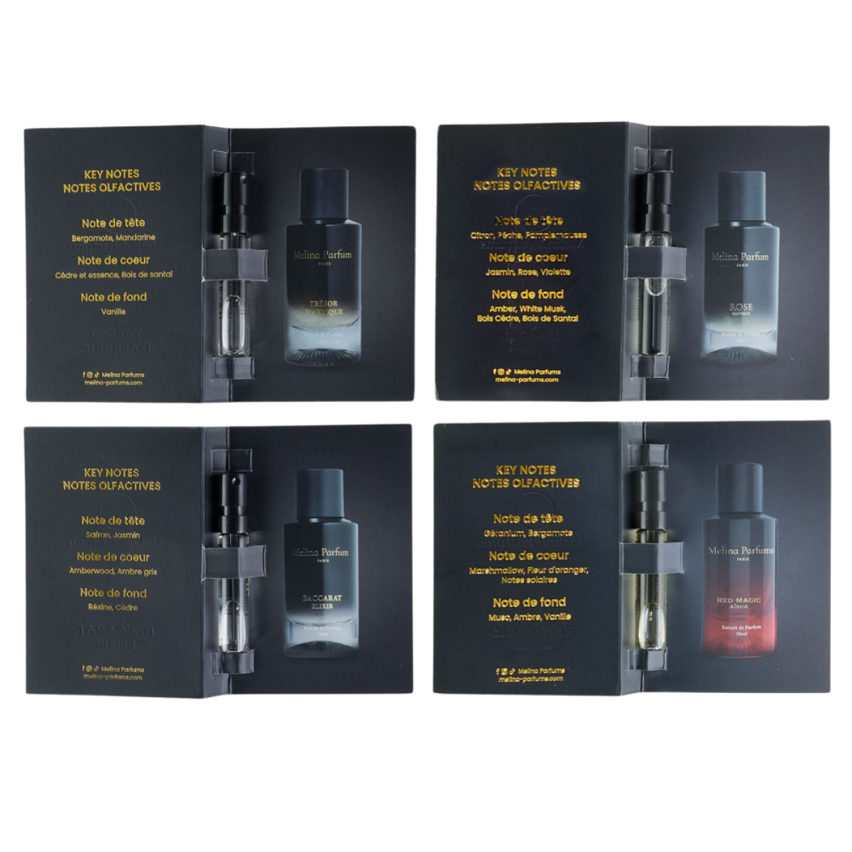 50ml Melina Parfums - Trésor D'afrique - Extrait de Parfum pour homme