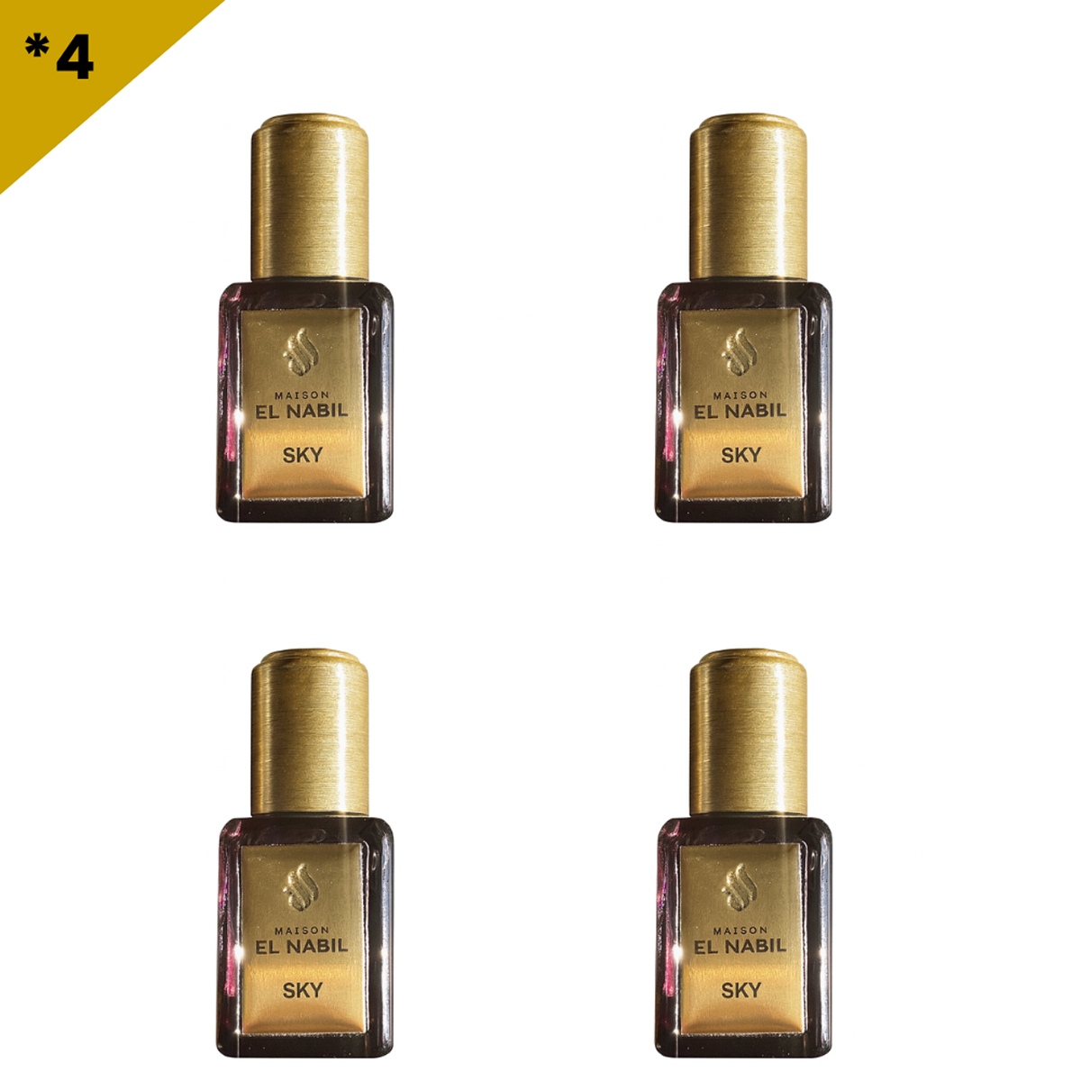 12*5ml el Nabil - Sky - Parfum Concentrado Sans Alcool