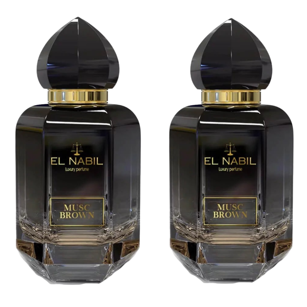 2 * 65 ml el Nabil - Musc Brown - Eau de Parfum Unisex