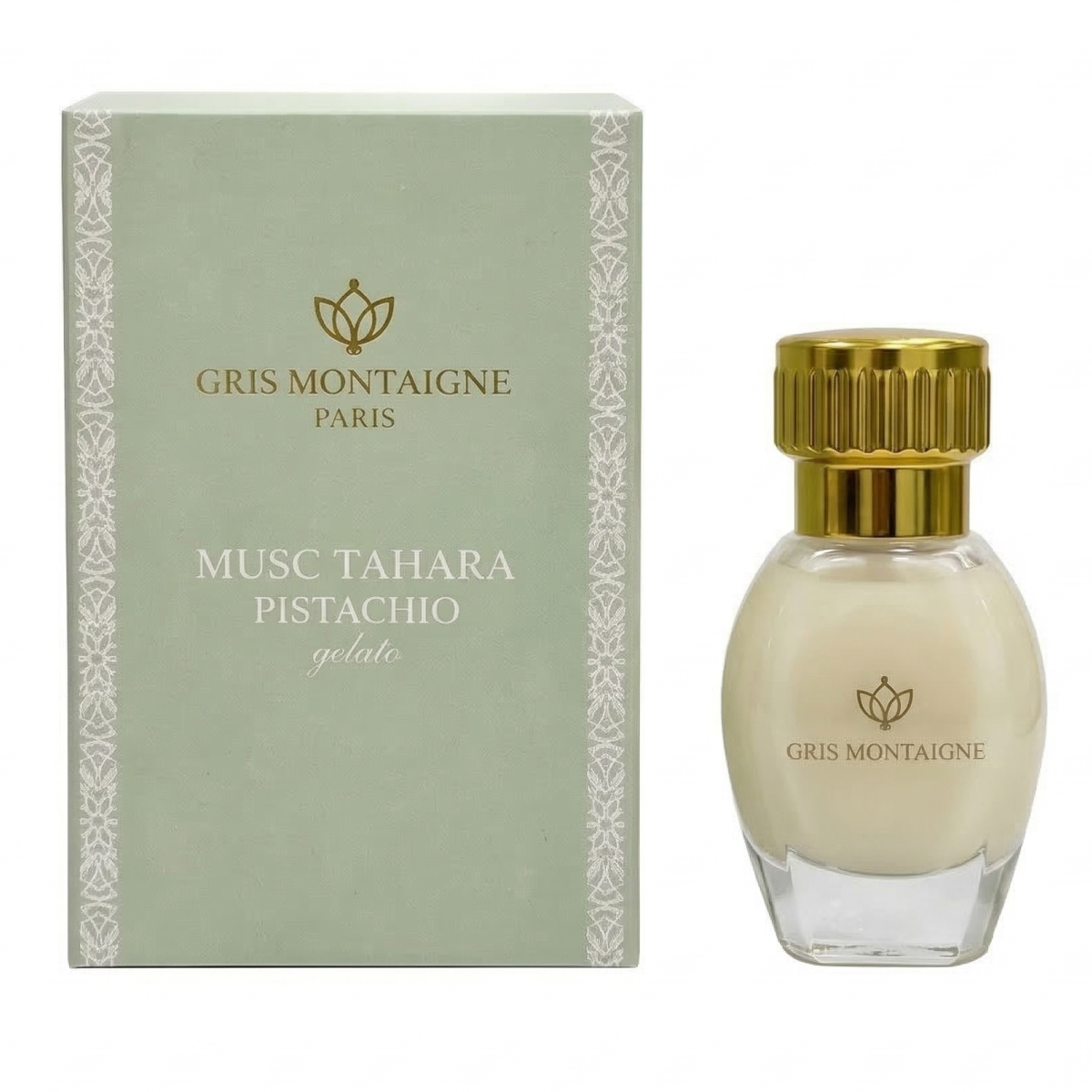 * 2 Gris Montaigne - Musc Tahara Pistachio - Concentrado de Perfume