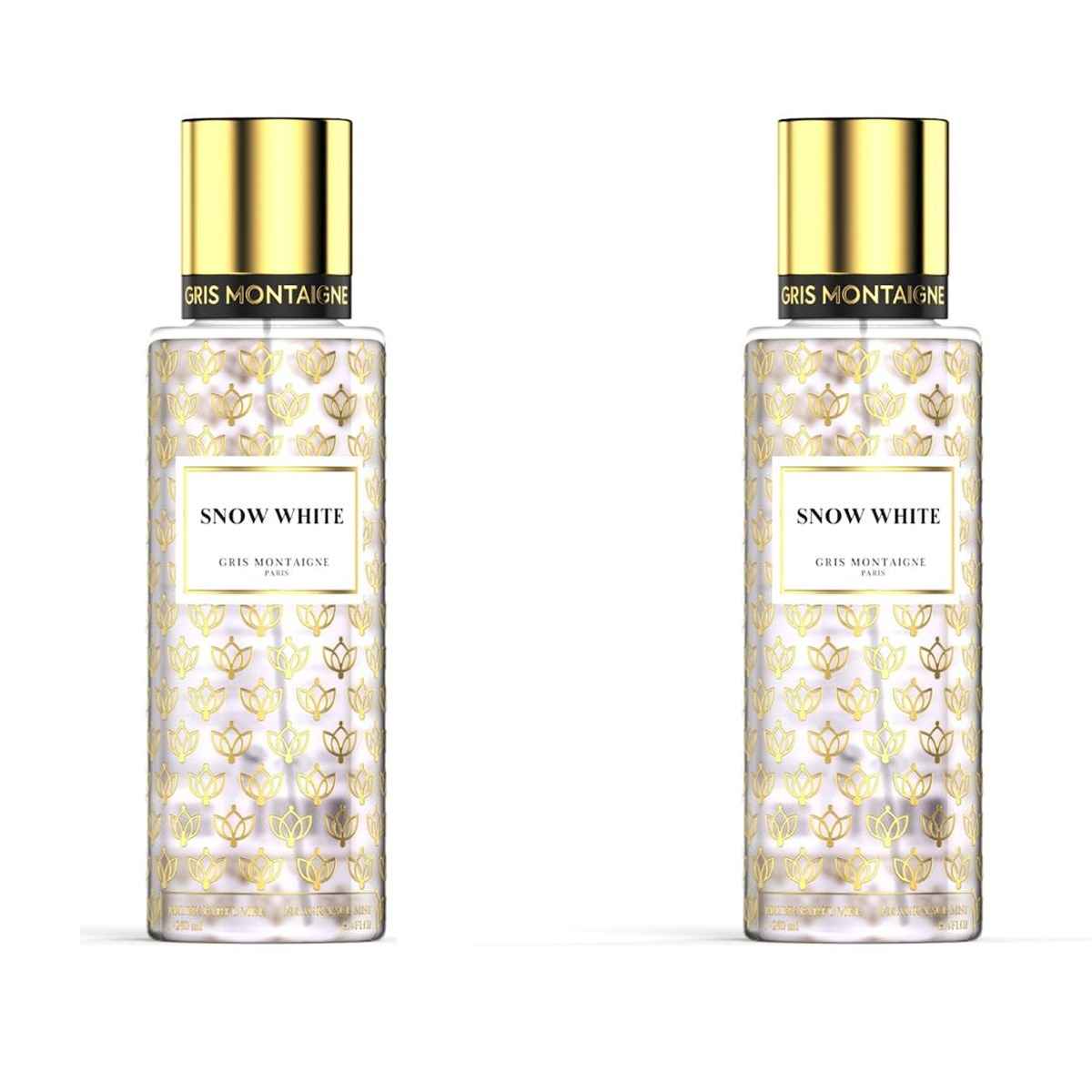 2*250ml Gris Montaigne - Snow White - Body Mist