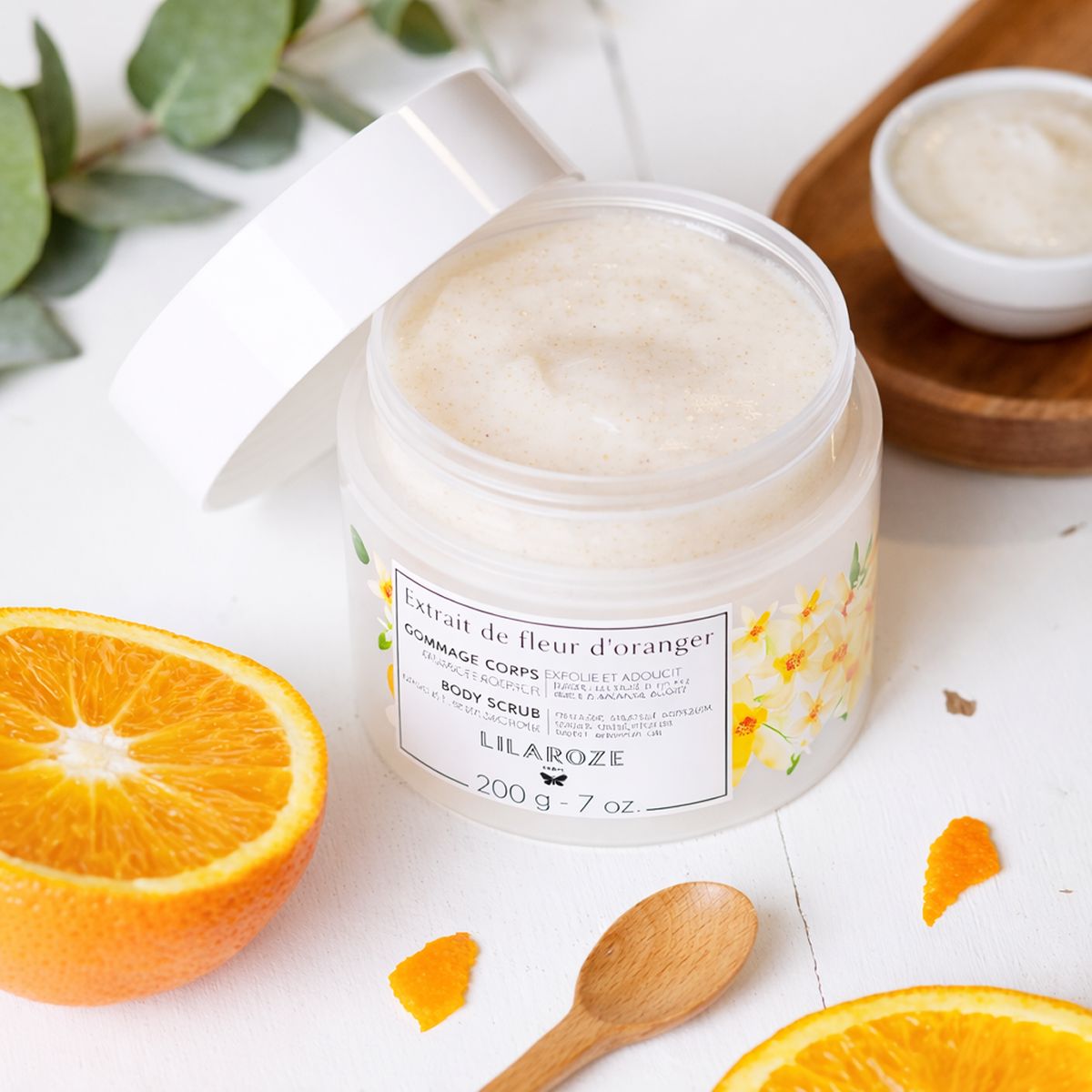 Lilaroze Paris - Gommage Corps Extrait de Fleur D'oranger Bio
