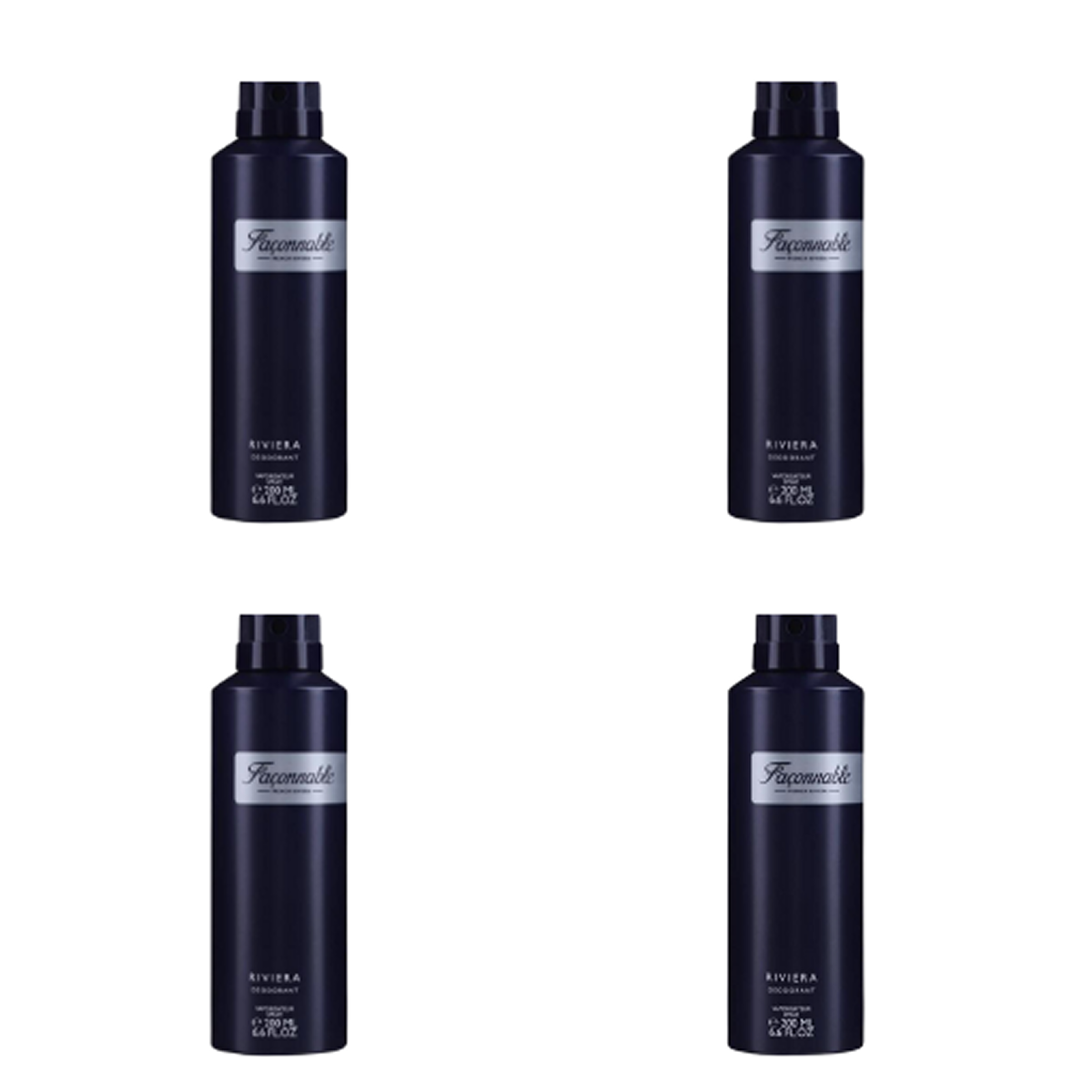 6*200ml Façonnable - Riviera - Desodorante para Hombre