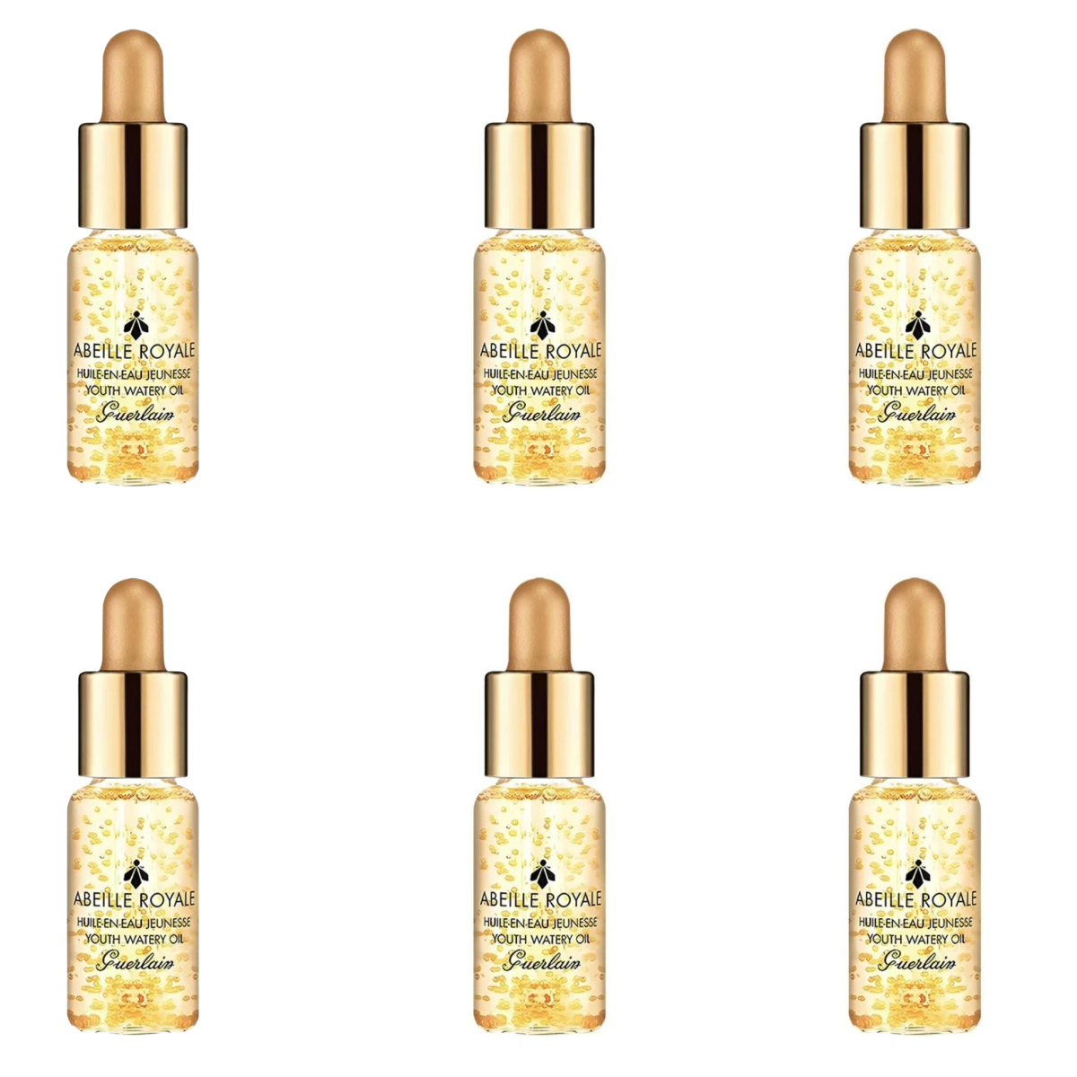 6*5ml Guerlain Paris - Abeille Royale - Aceite en eau Jeunesse