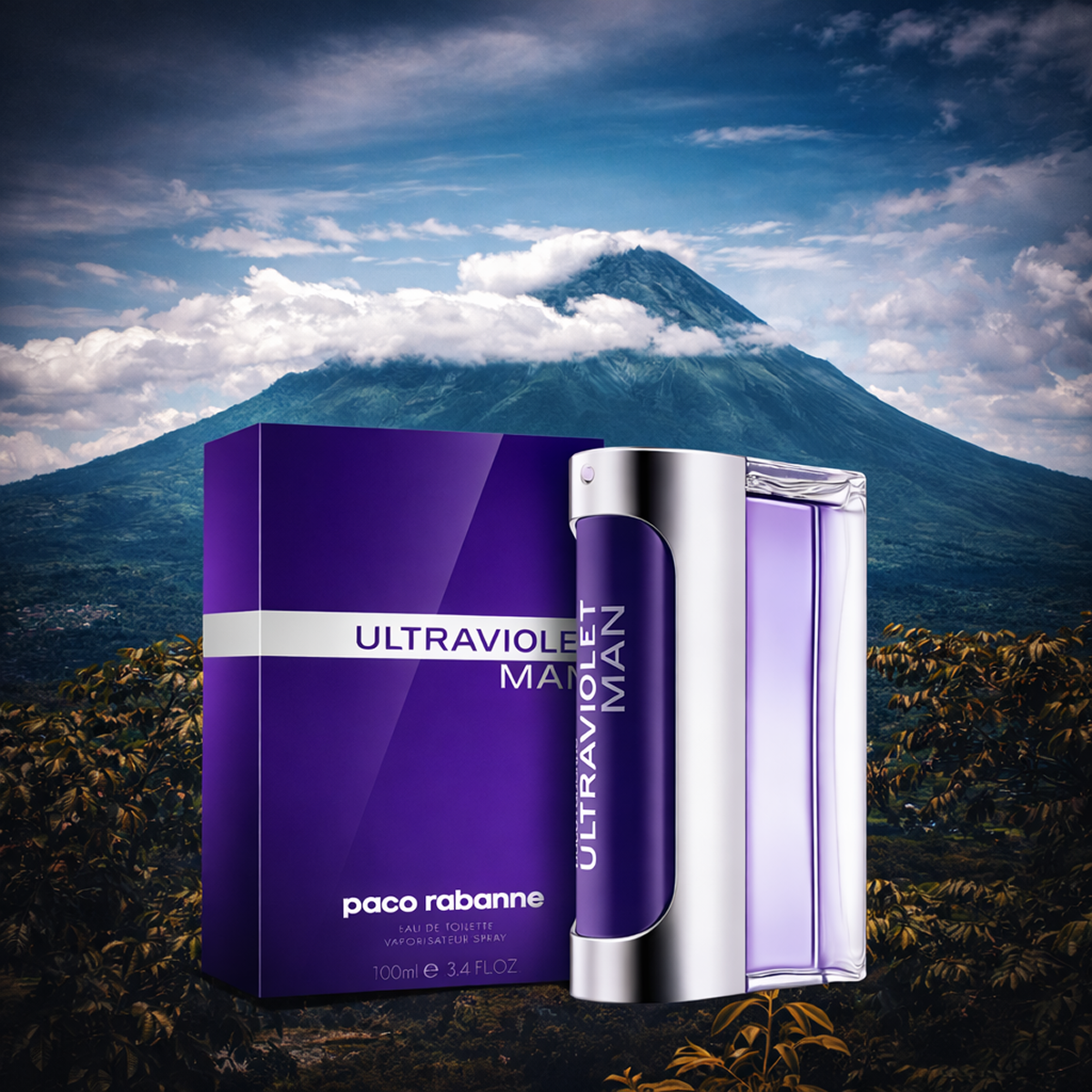 100 ml Paco Rabanne - Ultraviolet - Eau de Toilette pour homme