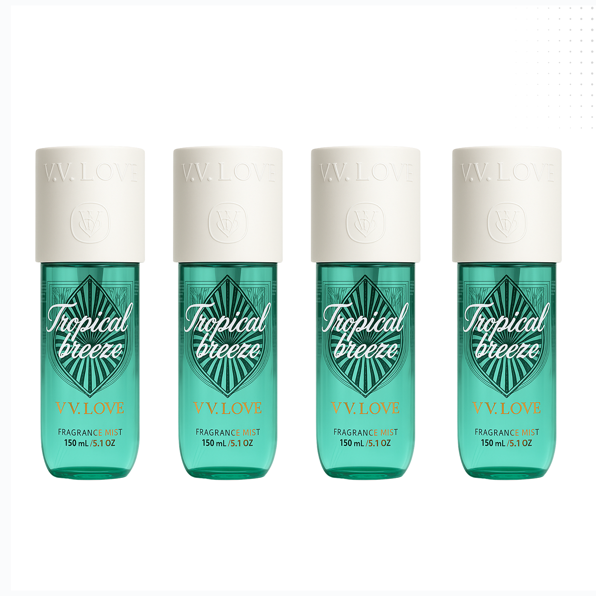 12*150ml Vv Love - Tropical Breeze - Body Mist para Mujer