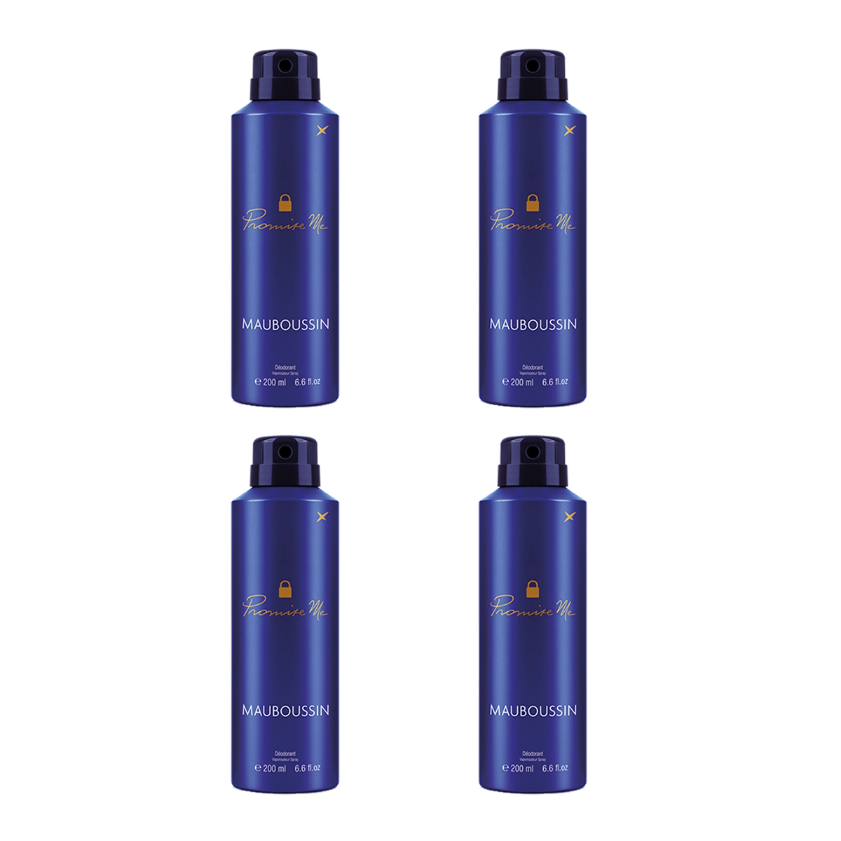6*200ml Mauboussin - Promise Me - Desodorante para Mujer
