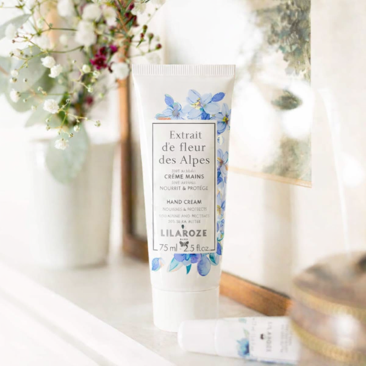 Lilaroze Paris - Crema de Manos Extracto de Fleur Des Alpes Nourrit et Protège