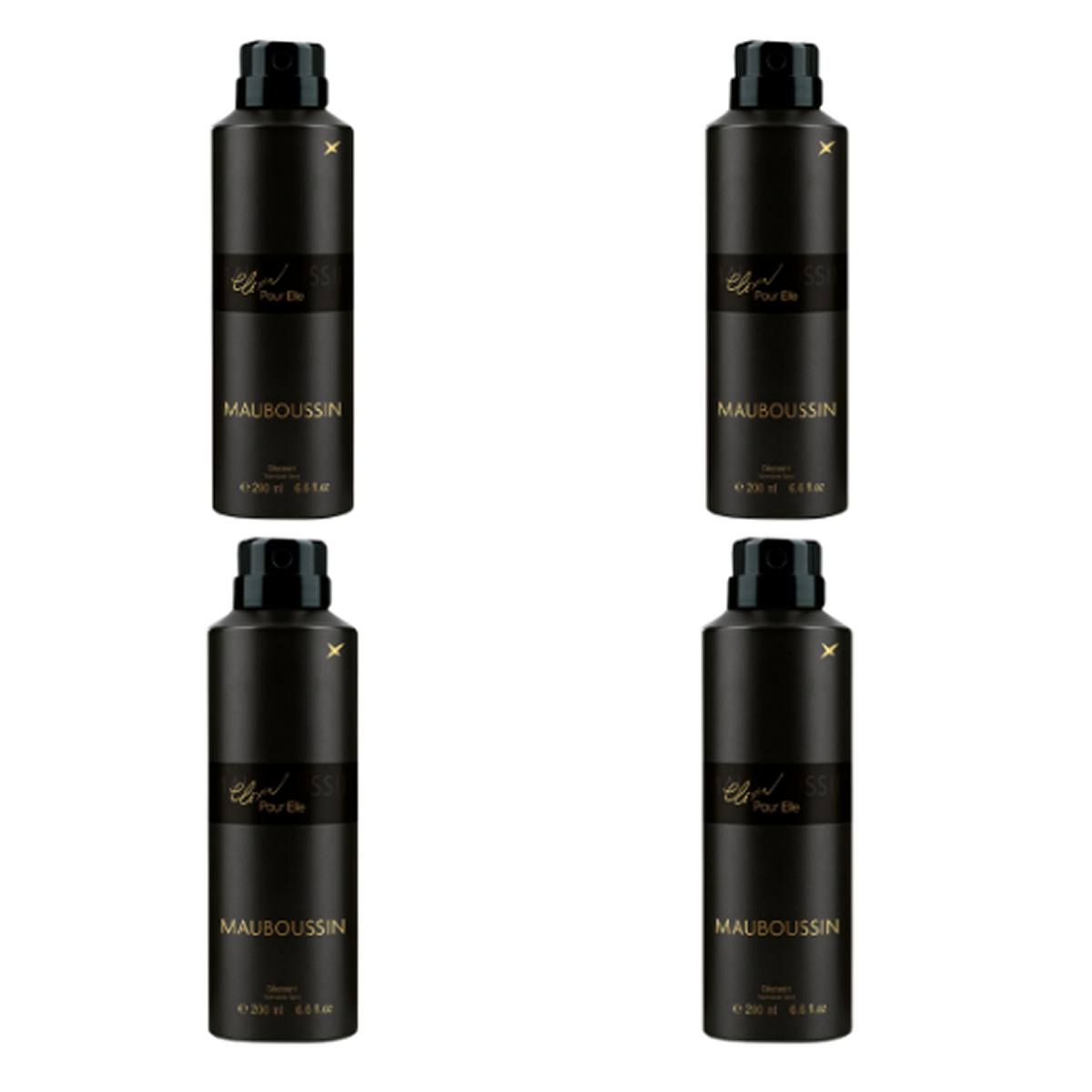 6*200ml Mauboussin - Elixir pour Elle - Desodorante para Mujer