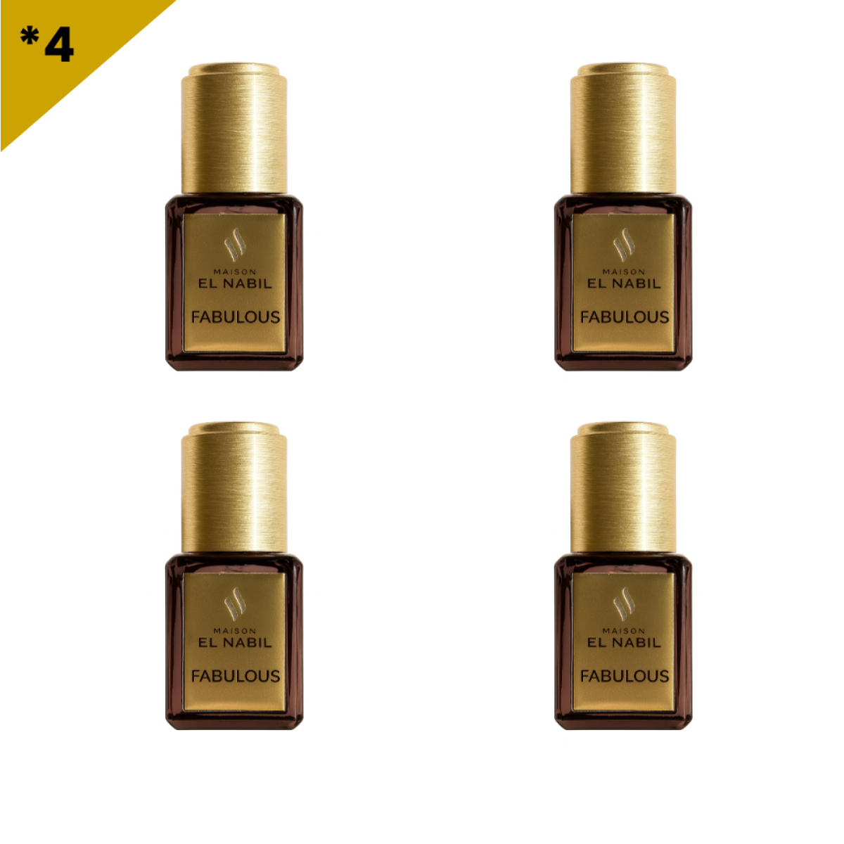6*5ml el Nabil - Fabulous - Parfum Concentrado Sans Alcool